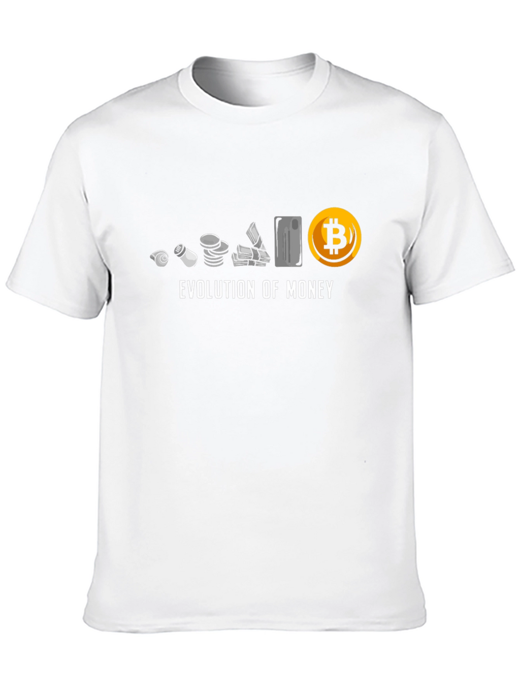 Evolution of Money Bitcoin T-Shirt