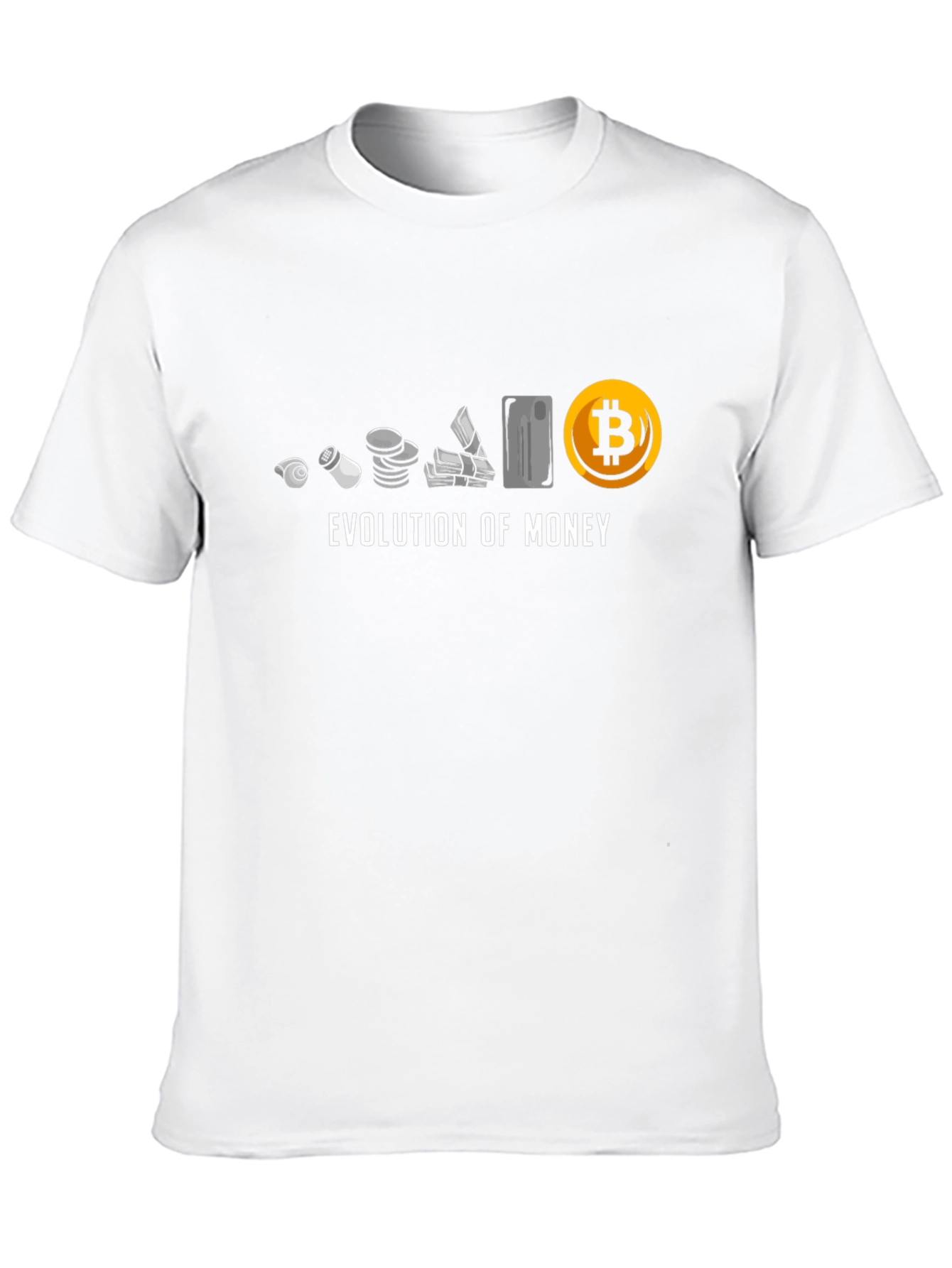 Evolution of Money Bitcoin T-Shirt