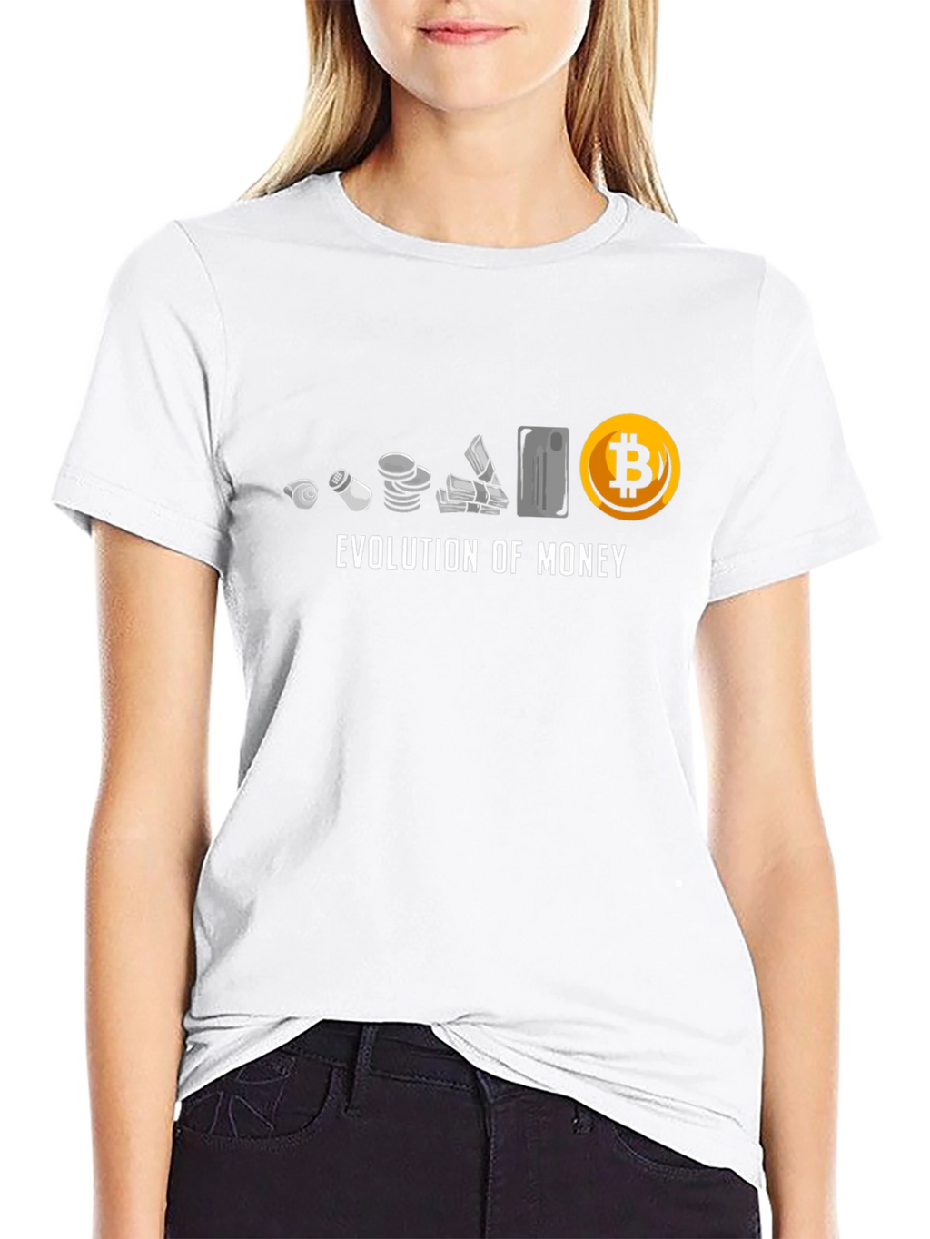 Evolution of Money Bitcoin T-Shirt