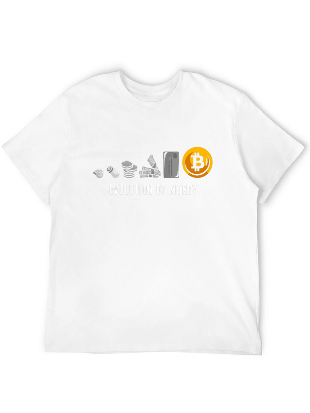 Evolution of Money Bitcoin T-Shirt