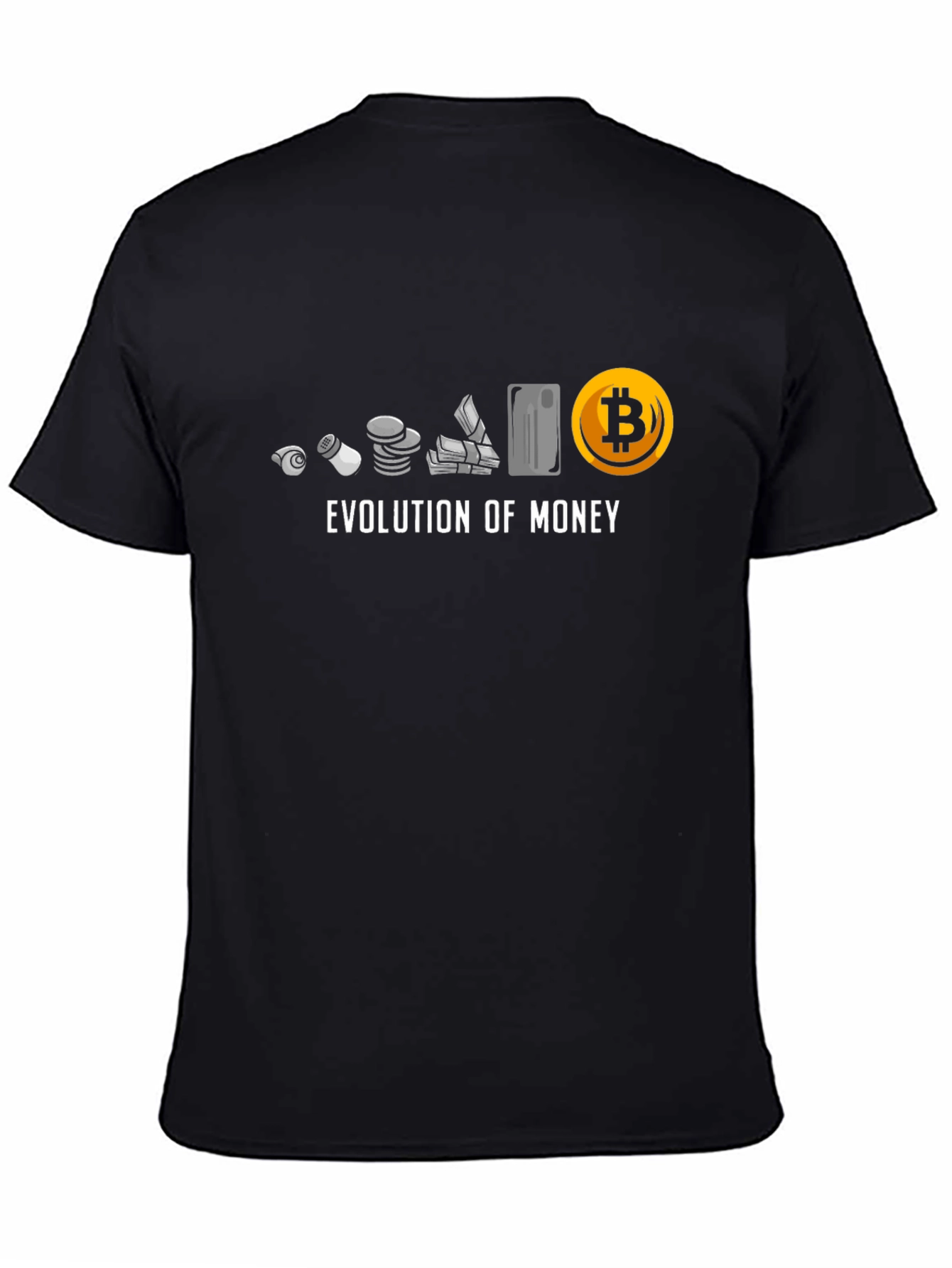 Evolution of Money Bitcoin T-Shirt