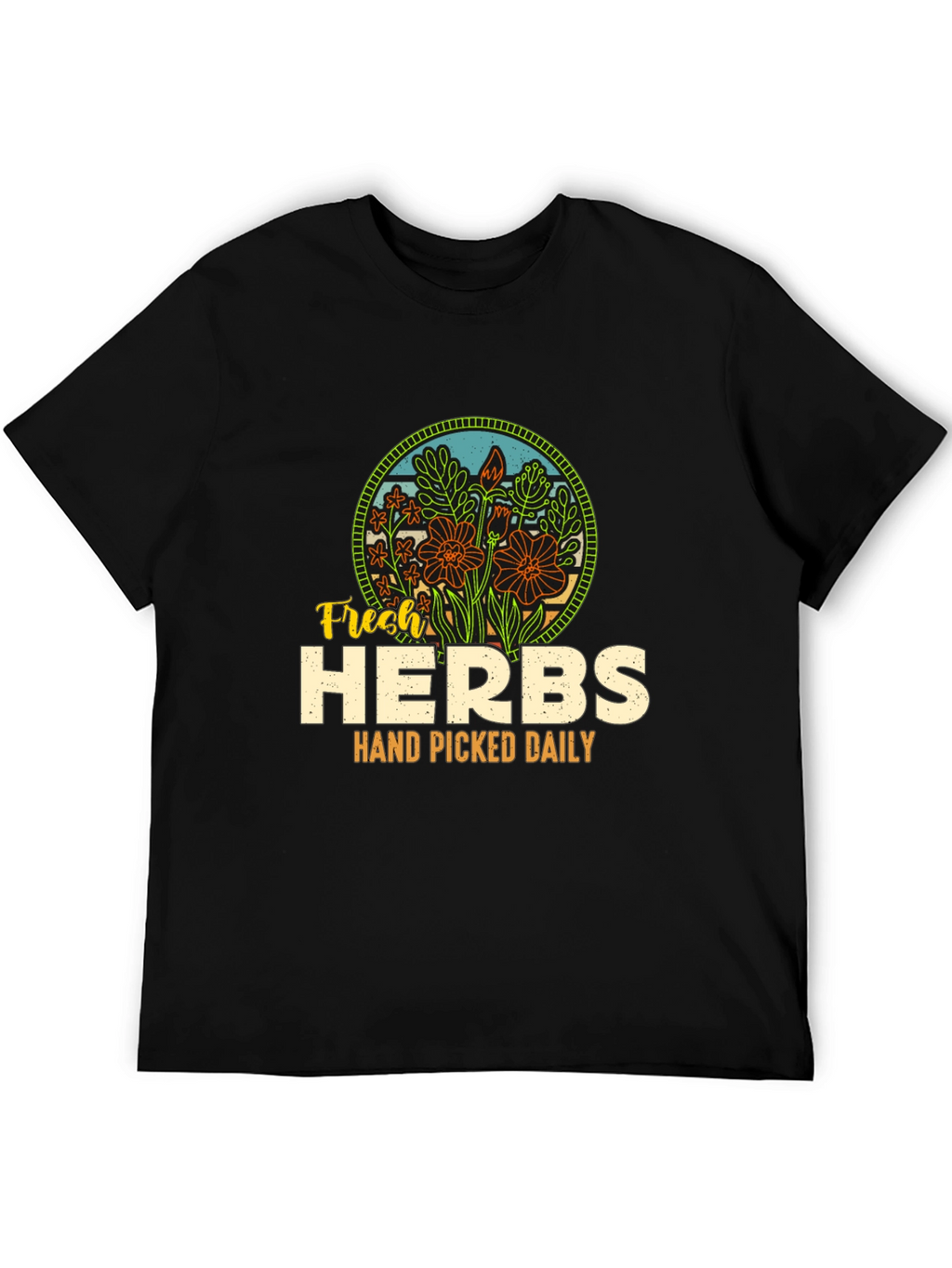 Fresh Herbs Graphic Tee - Hand Picked Daily