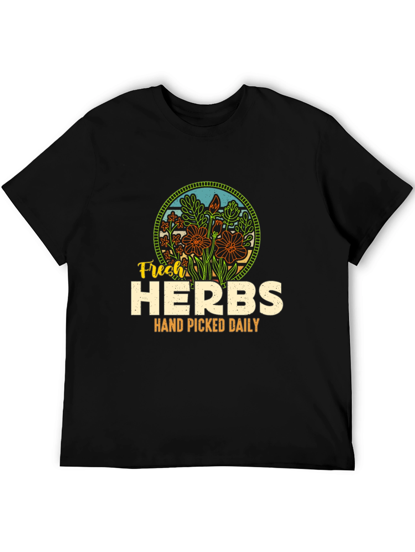 Fresh Herbs Graphic Tee - Hand Picked Daily