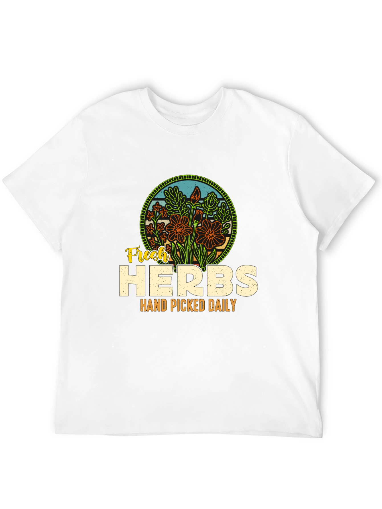 Fresh Herbs Graphic Tee - Hand Picked Daily