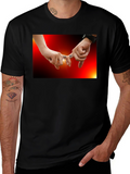 Pinky Promise Graphic Tee -  Trendy Black T-Shirt