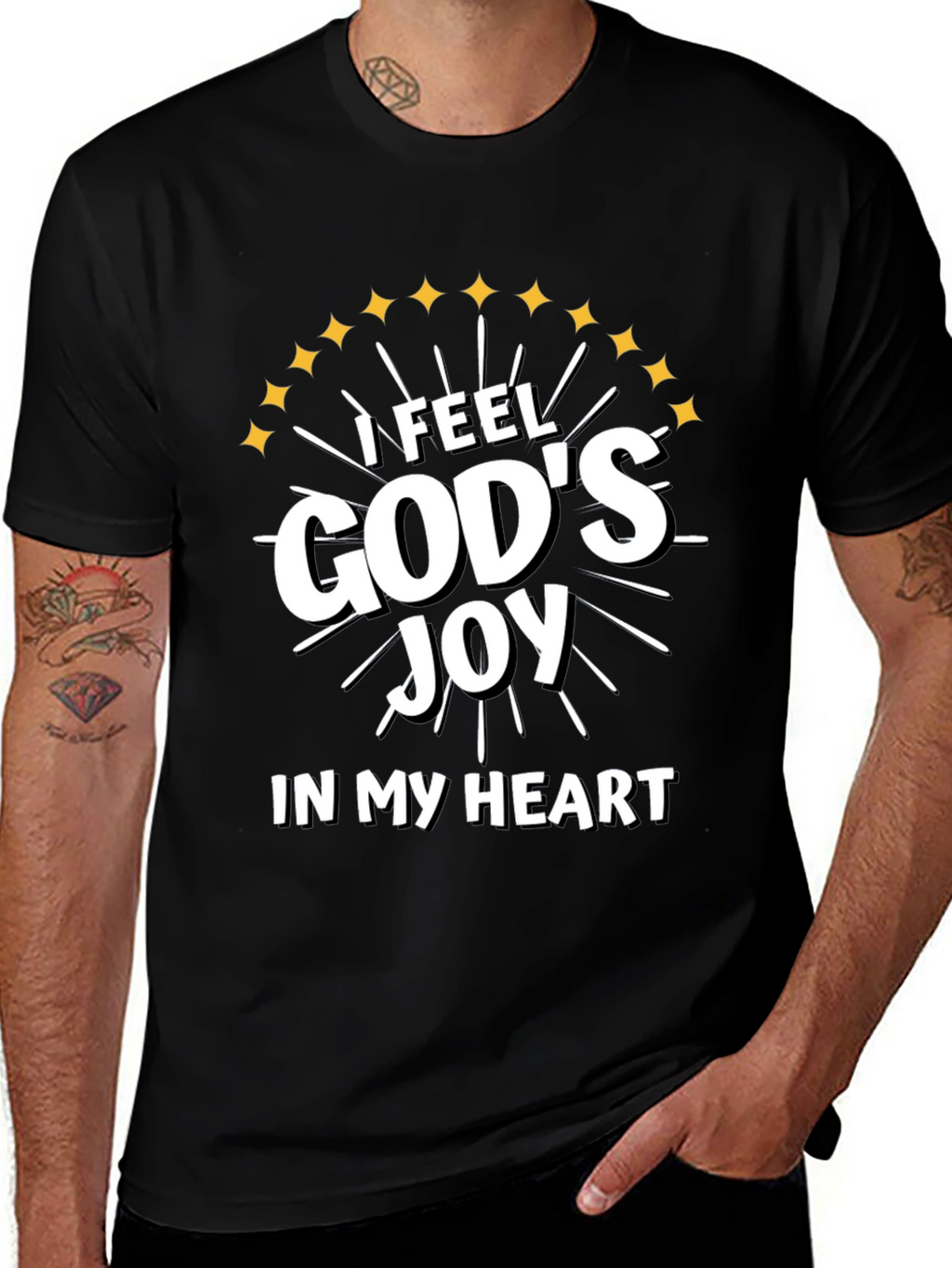 I Feel Gods Joy T-Shirt Christian Apparel