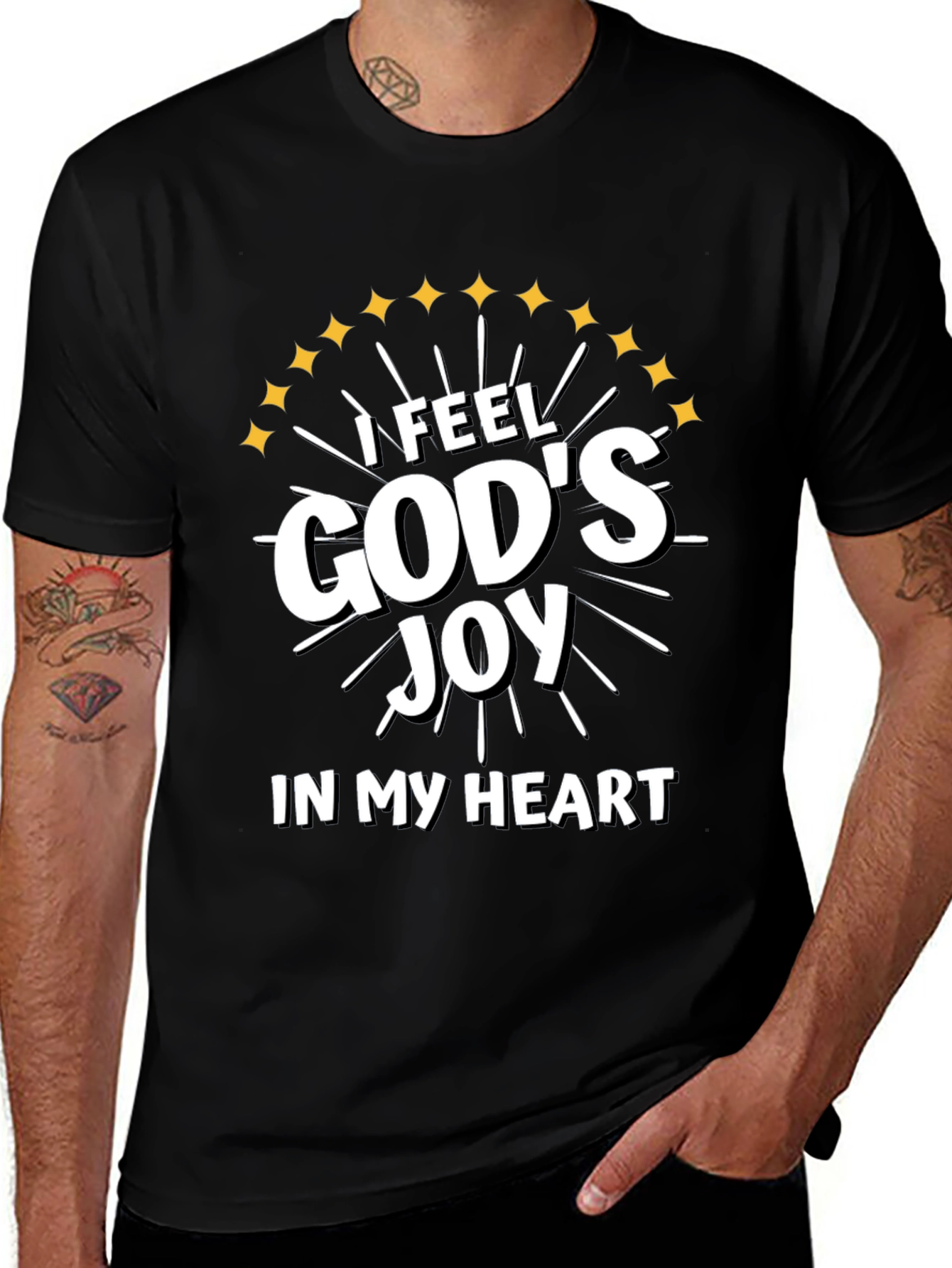 I Feel Gods Joy T-Shirt Christian Apparel
