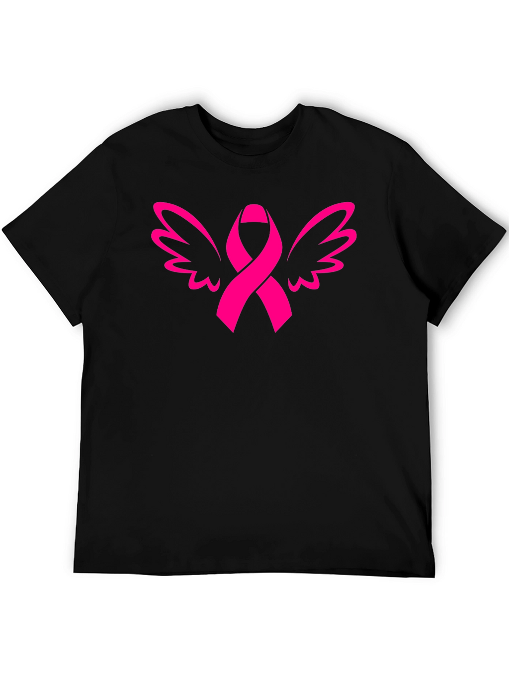 Ribbon Wings Graphic Tee - Breast Cancer Awareness