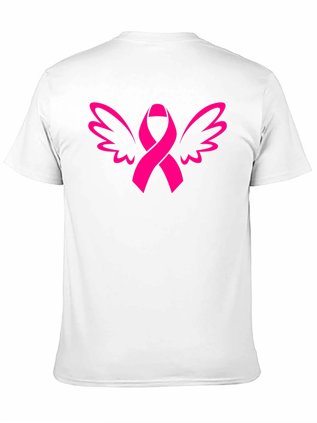 Ribbon Wings Graphic Tee - Breast Cancer Awareness