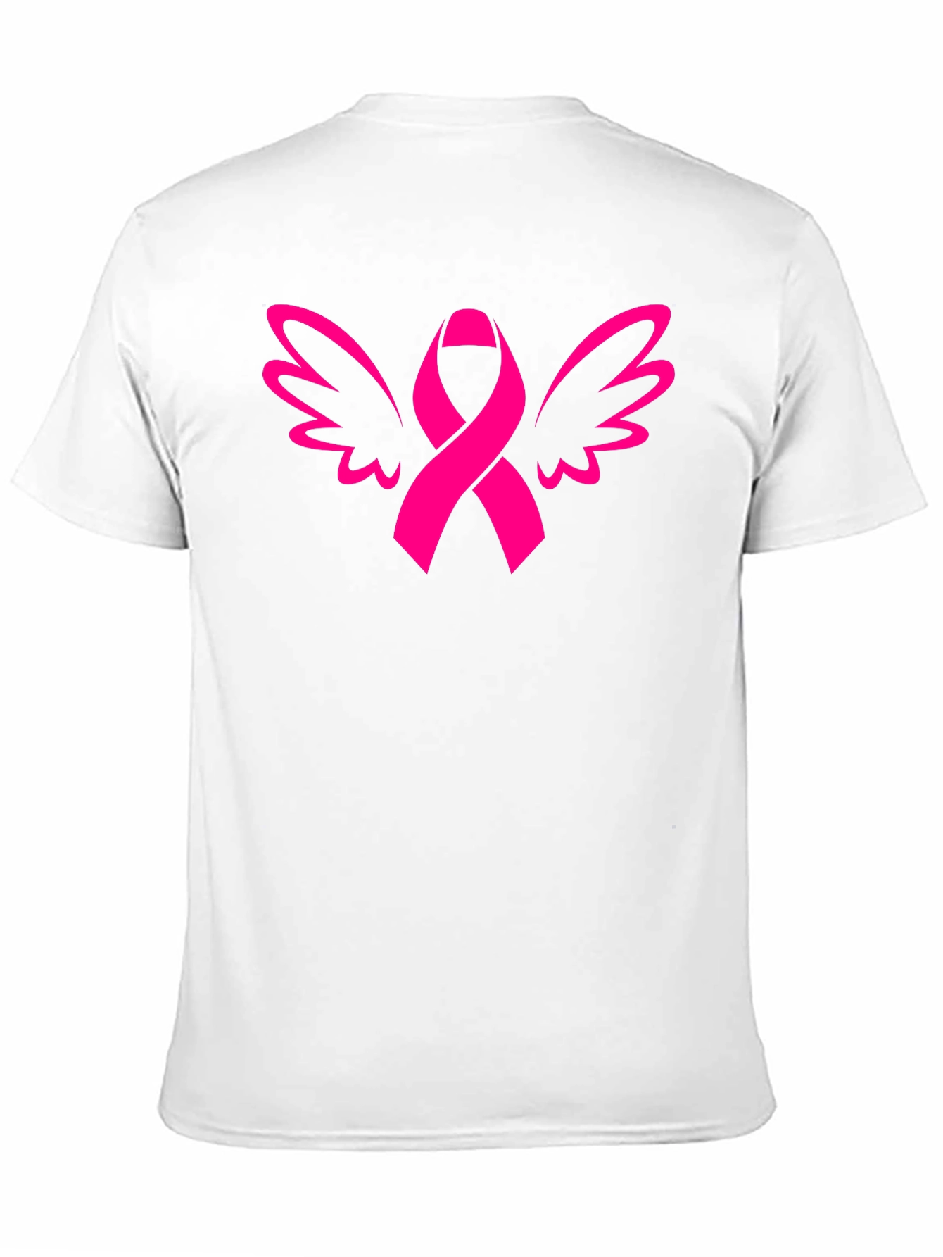 Ribbon Wings Graphic Tee - Breast Cancer Awareness
