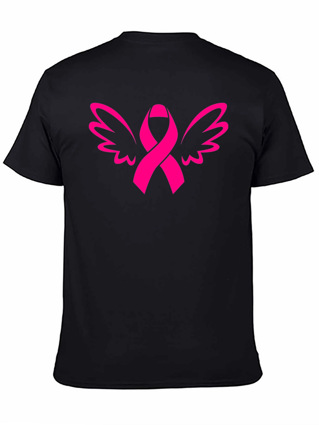 Ribbon Wings Graphic Tee - Breast Cancer Awareness