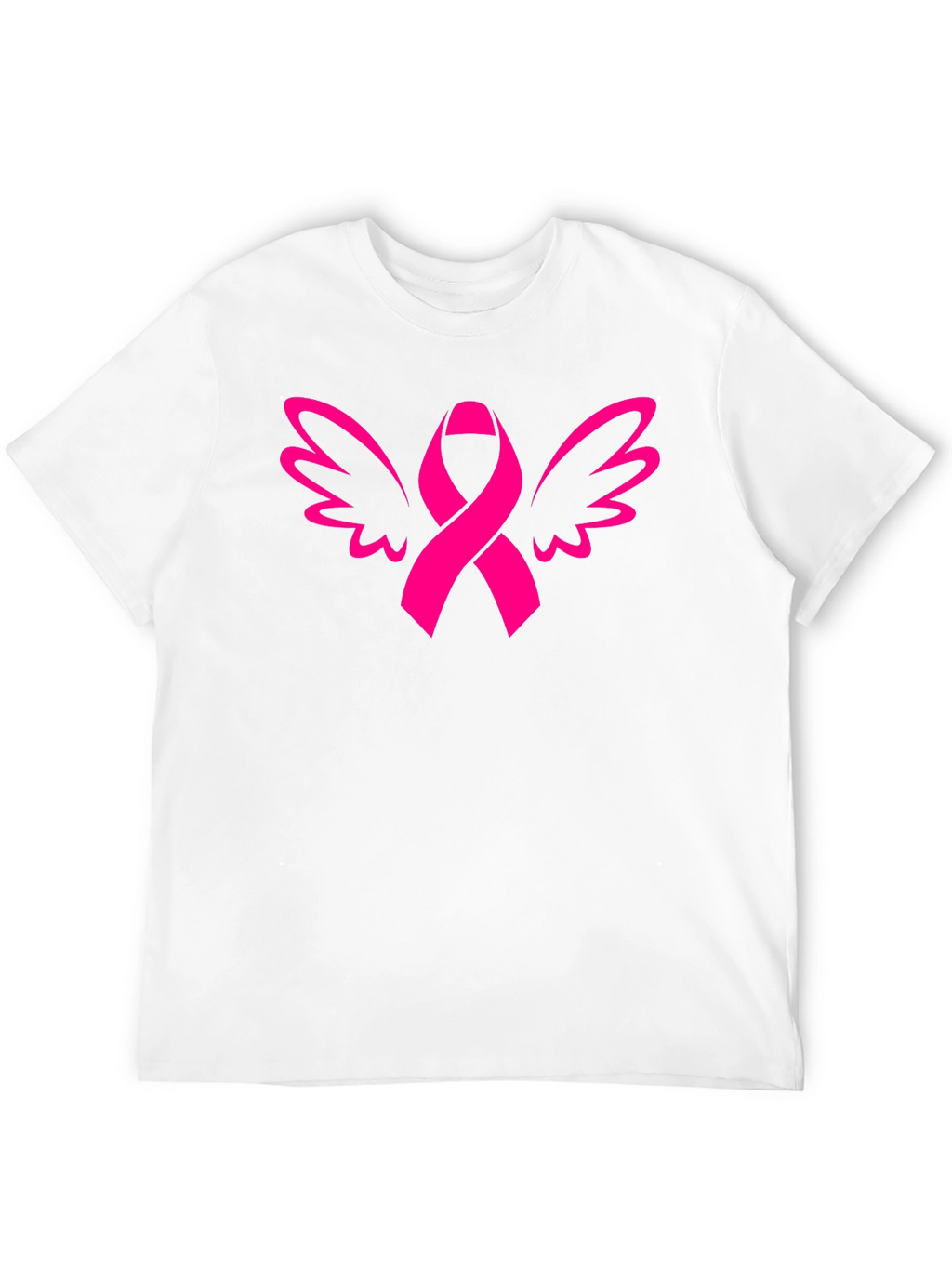 Ribbon Wings Graphic Tee - Breast Cancer Awareness