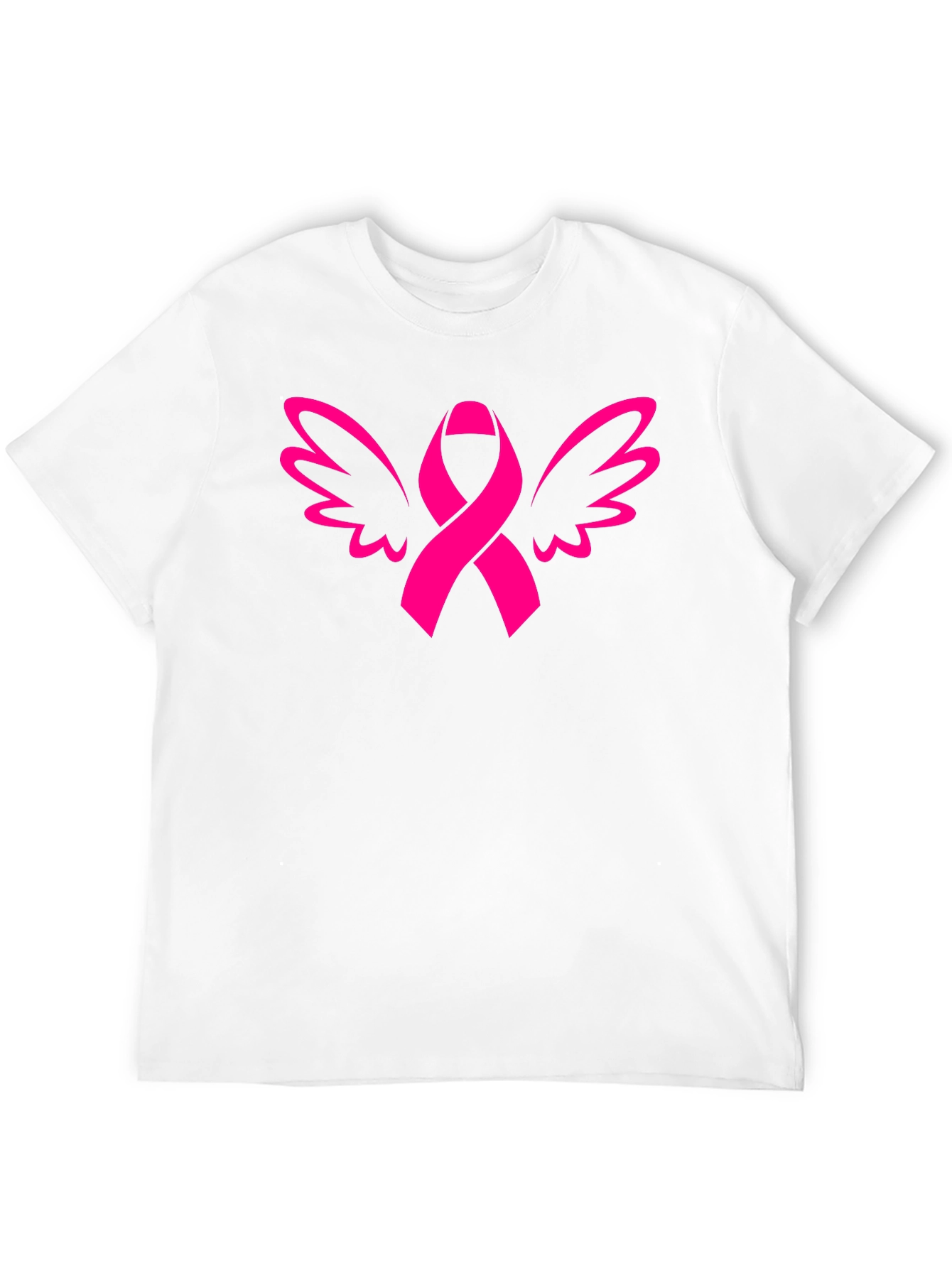 Ribbon Wings Graphic Tee - Breast Cancer Awareness