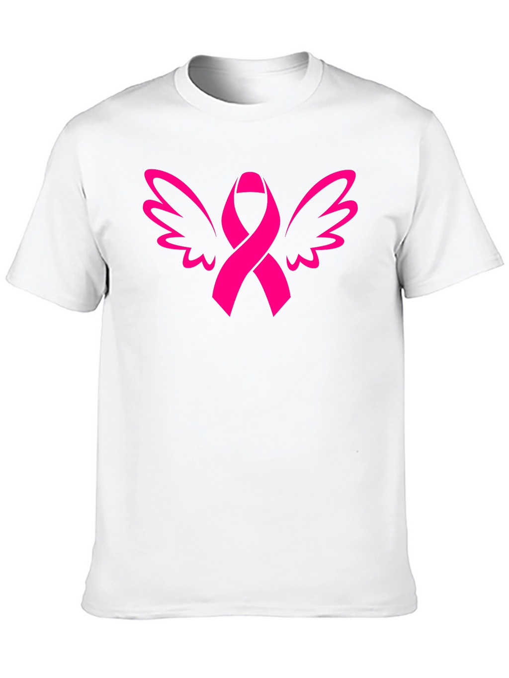 Ribbon Wings Graphic Tee - Breast Cancer Awareness