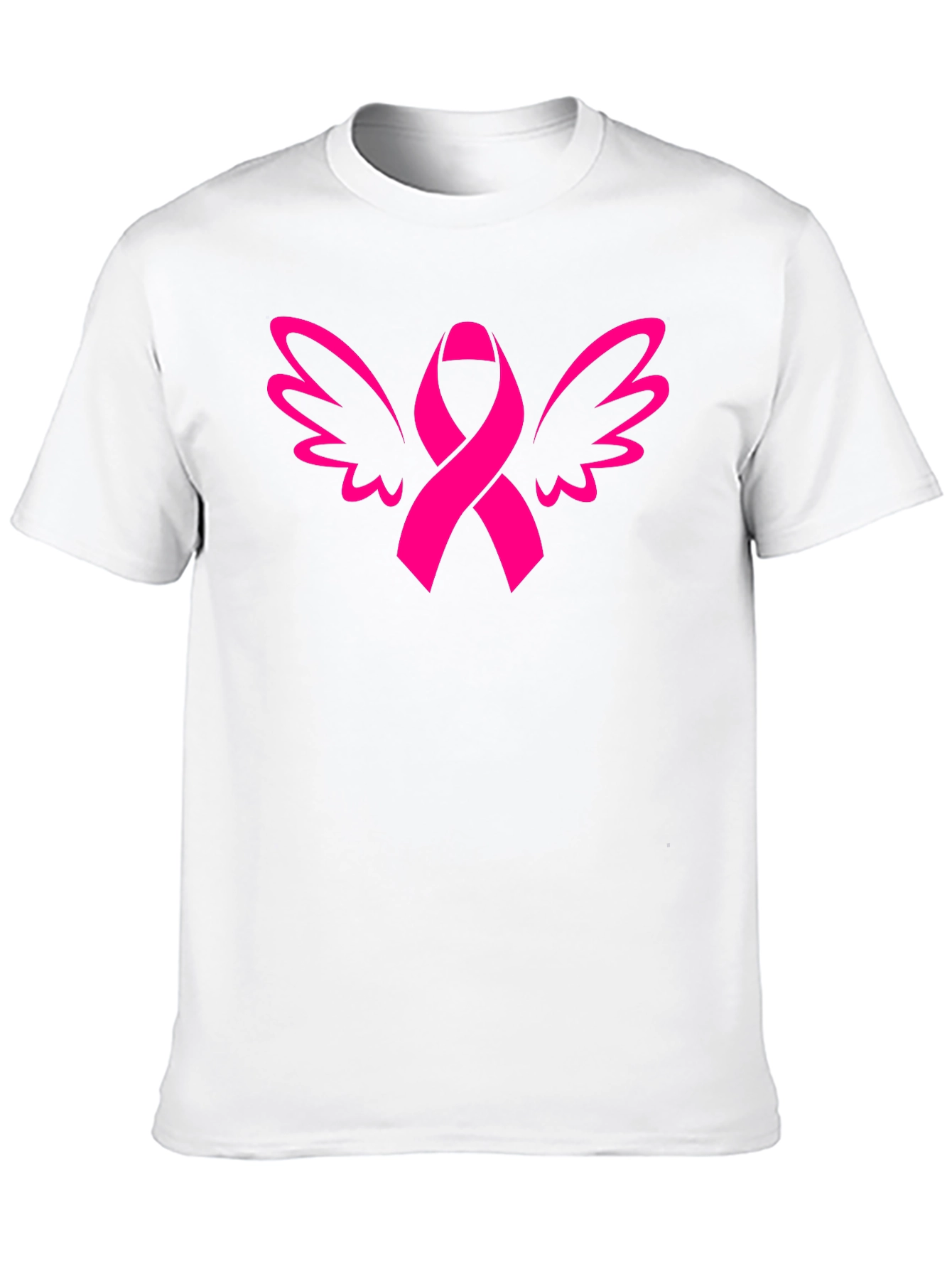 Ribbon Wings Graphic Tee - Breast Cancer Awareness
