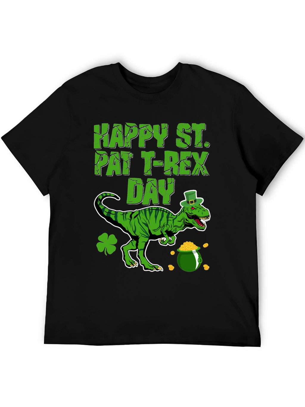 St. Patricks Day T-Rex Graphic Tee