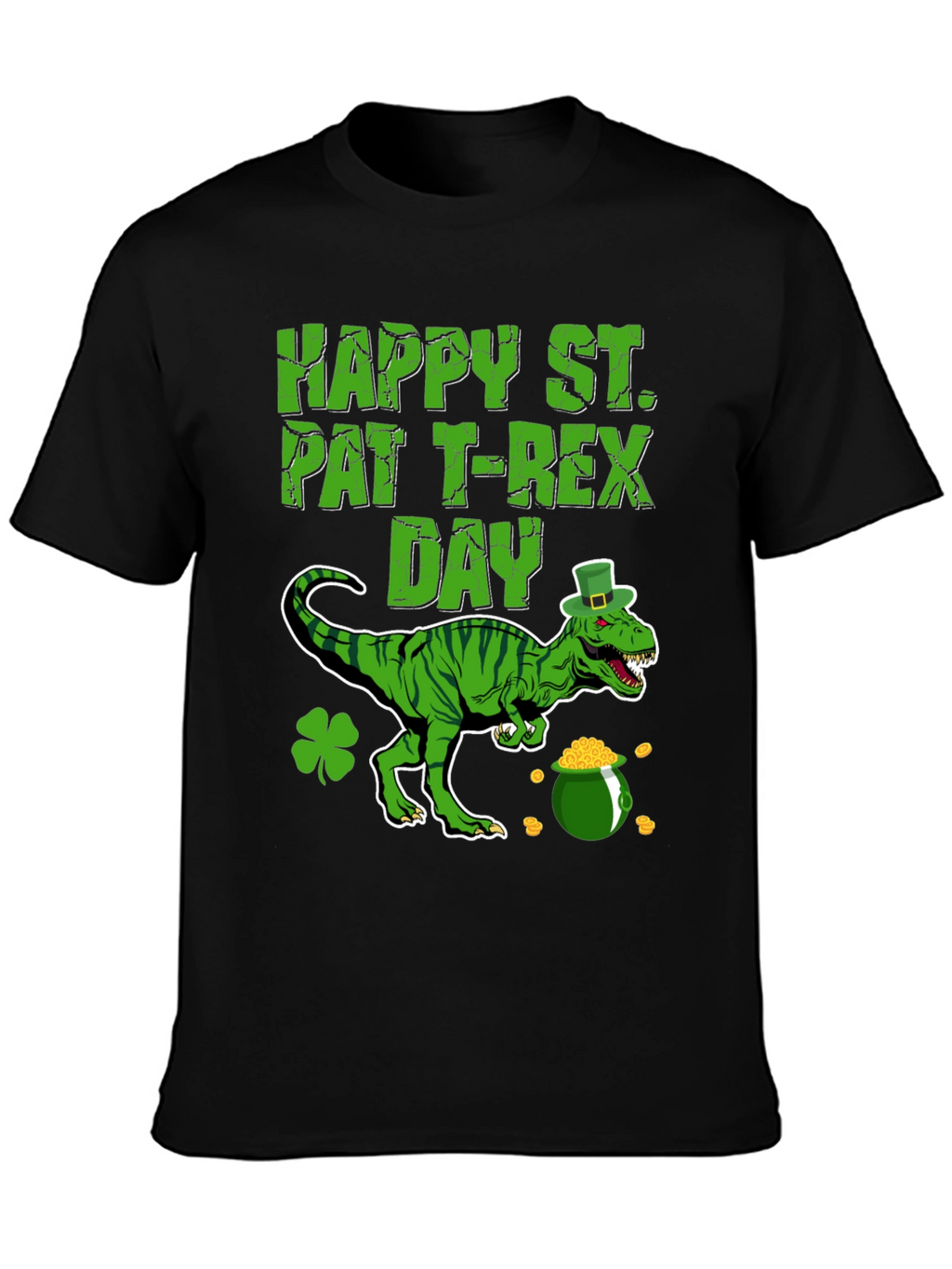 St. Patricks Day T-Rex Graphic Tee