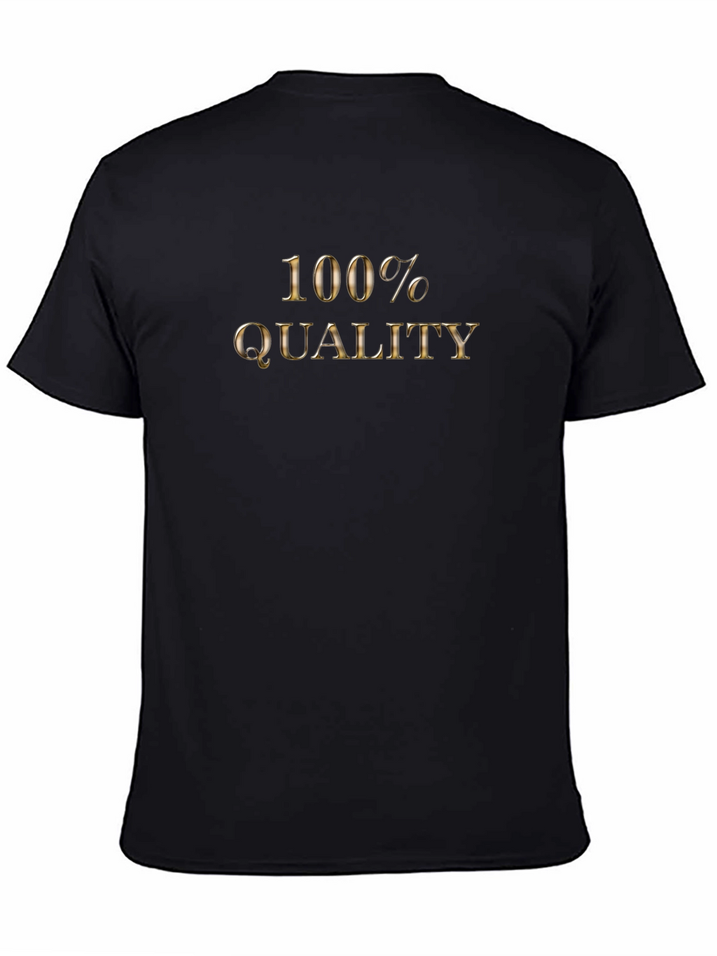 100% Quality Black Graphic T-Shirt