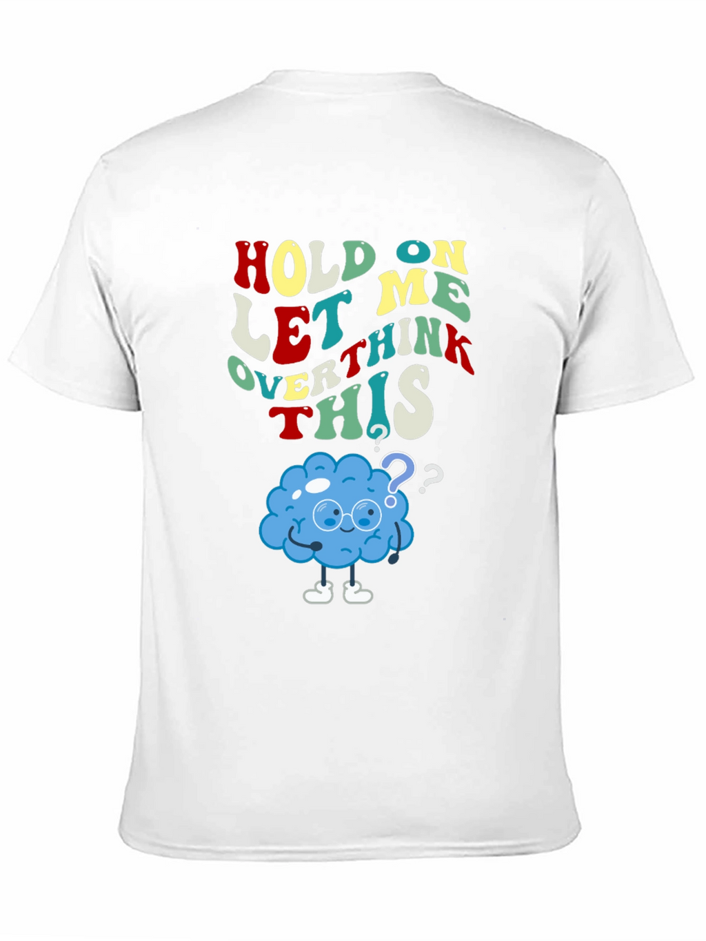 Overthinking T-Shirt - Black Cotton Short Sleeve Tee