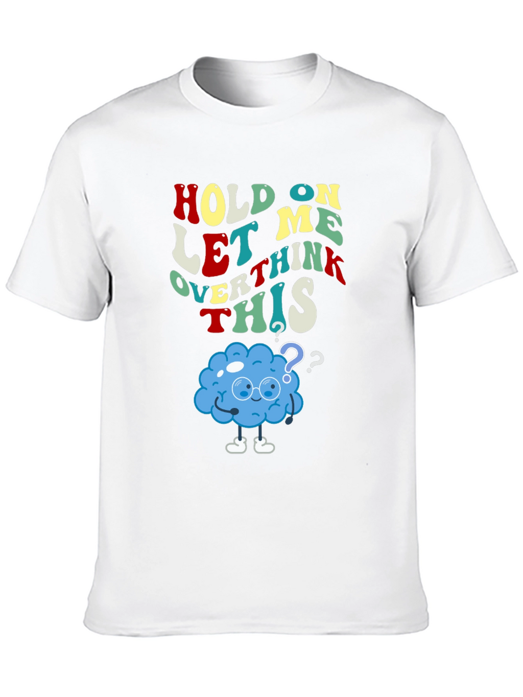 Overthinking T-Shirt - Black Cotton Short Sleeve Tee