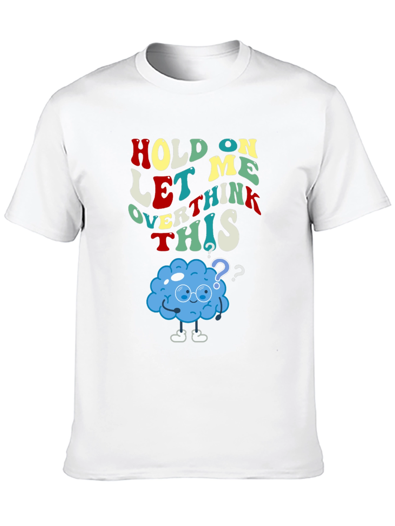 Overthinking T-Shirt - Black Cotton Short Sleeve Tee
