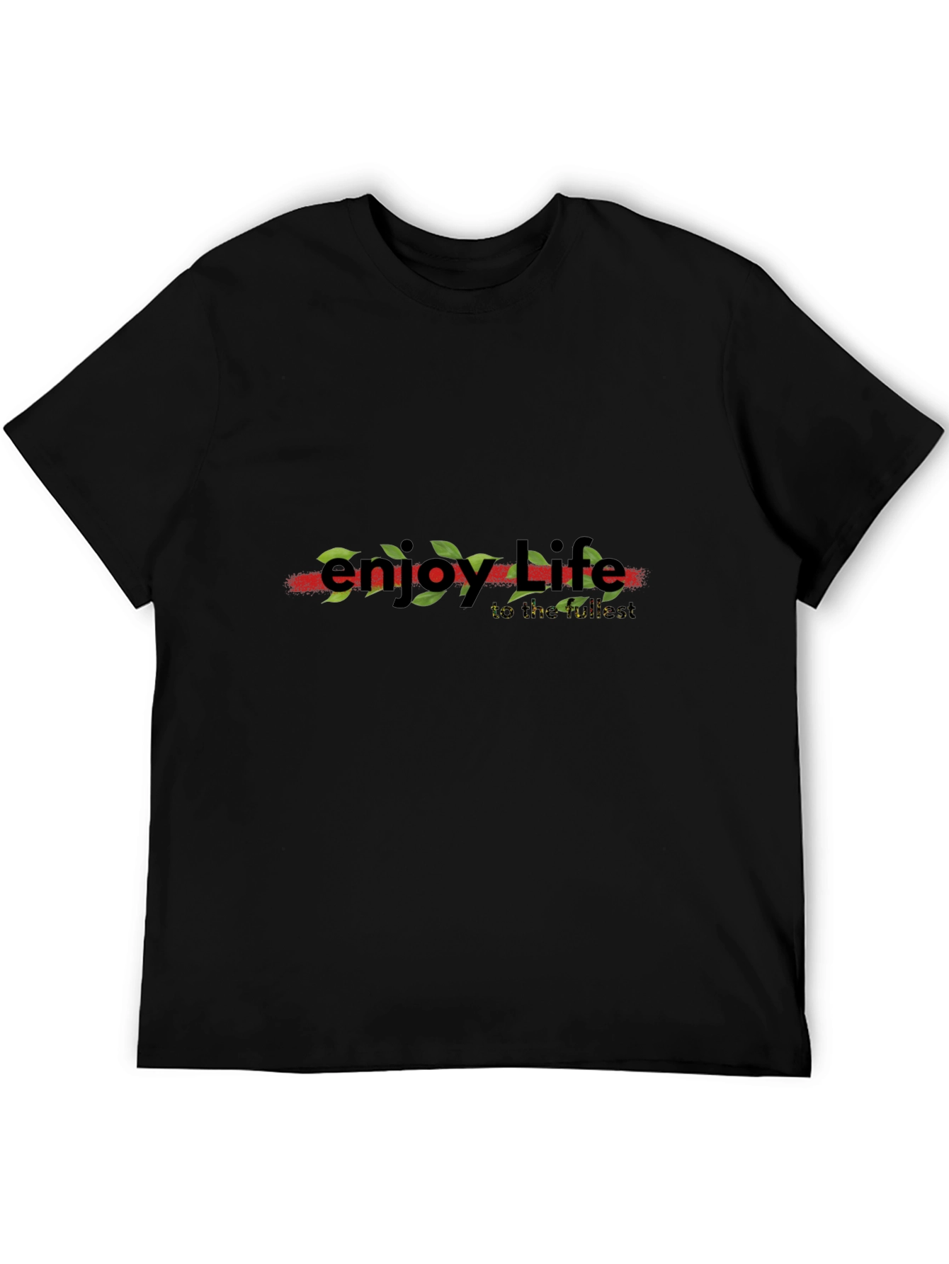 Enjoy Life Graphic Tee - Short Sleeve Black