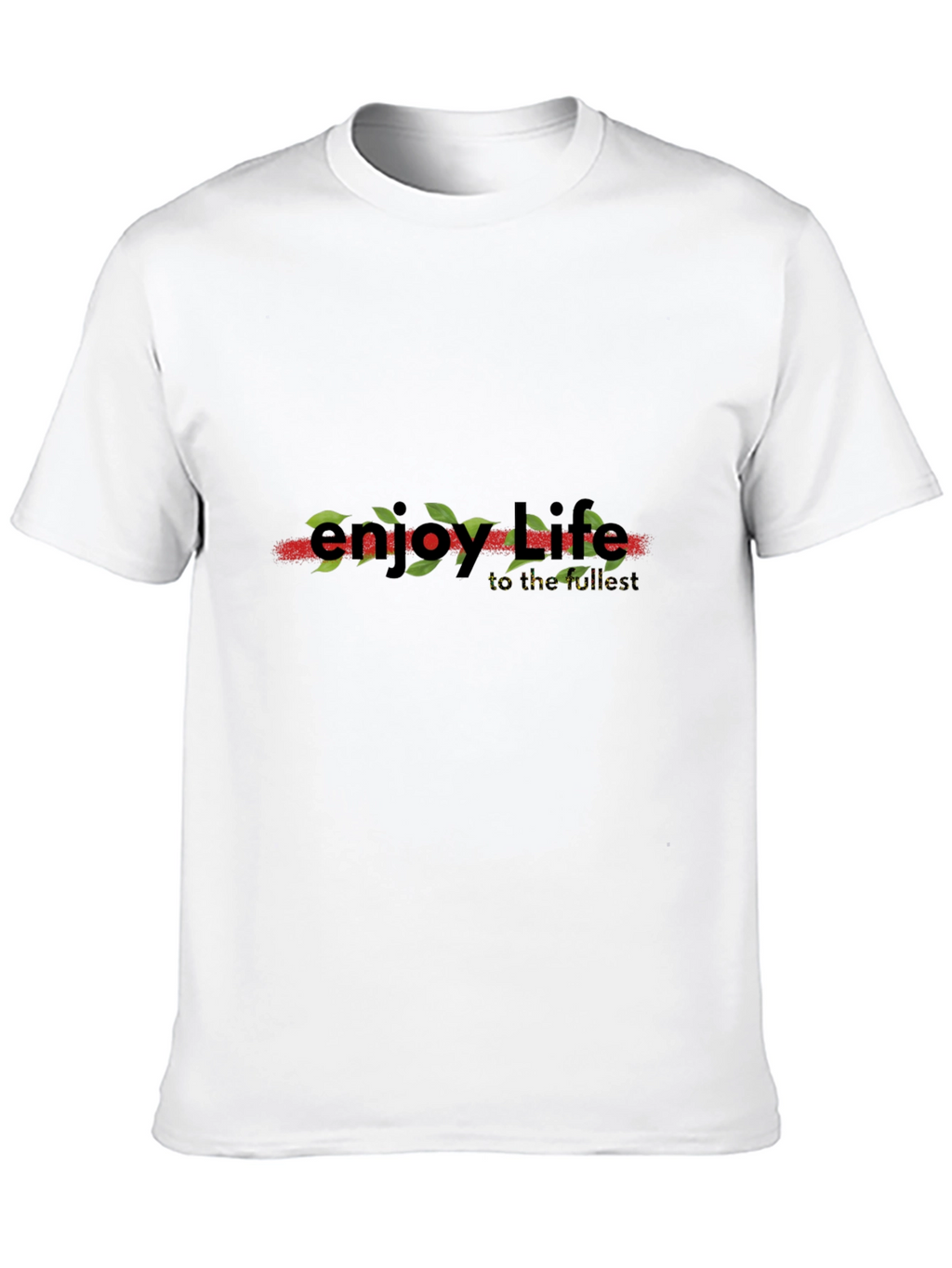 Enjoy Life Graphic Tee - Short Sleeve Black