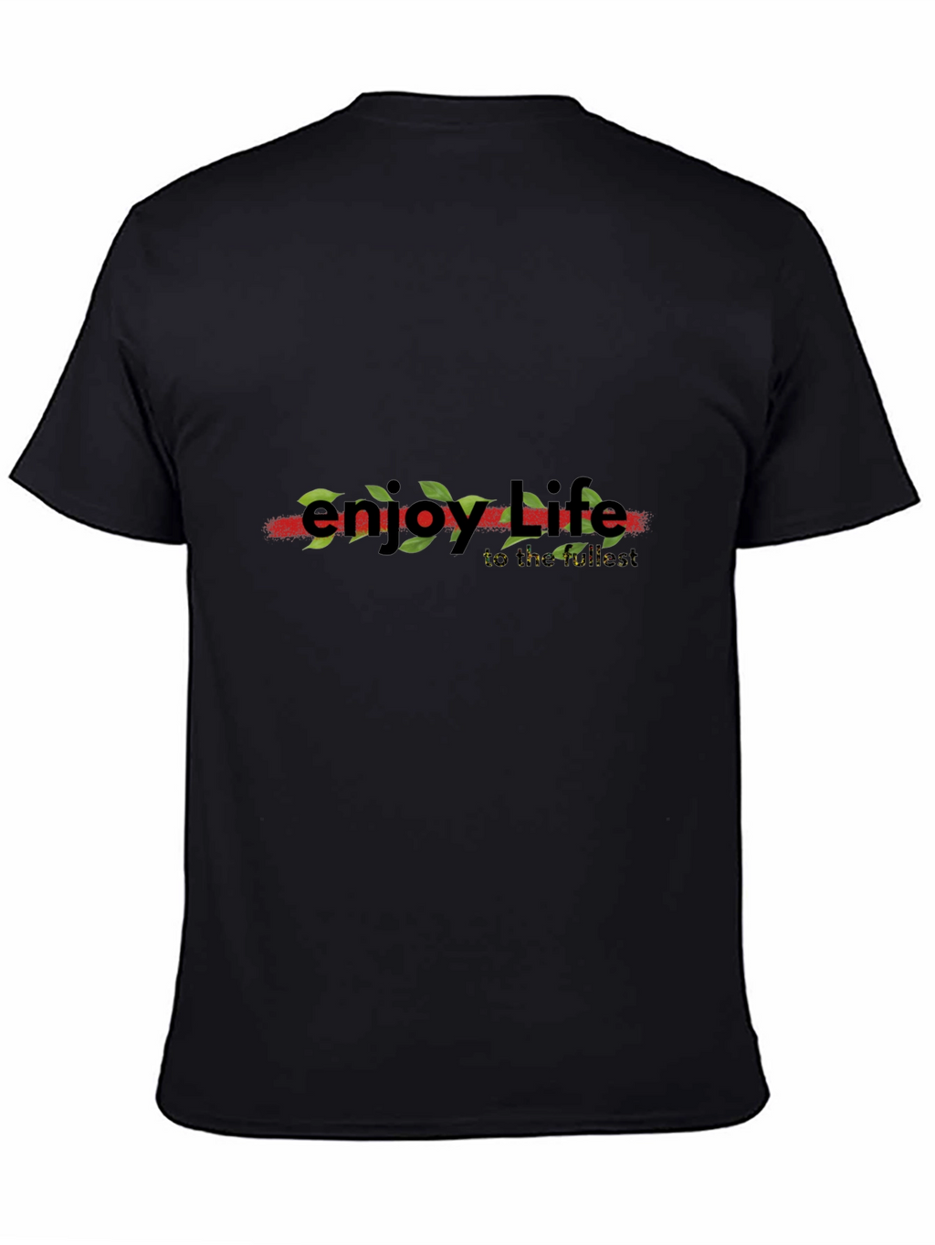 Enjoy Life Graphic Tee - Short Sleeve Black
