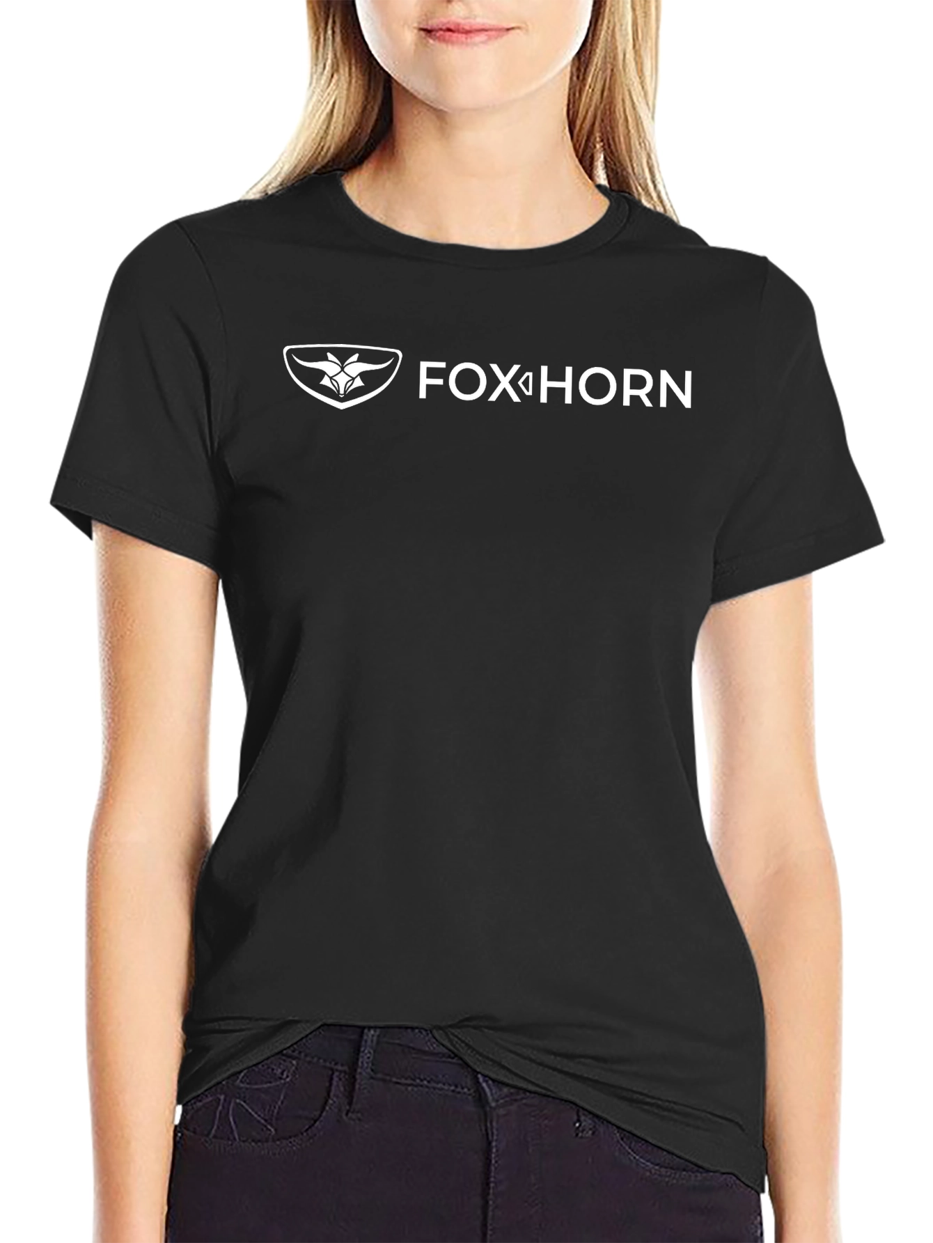 Fox Horn Graphic Tee - Black