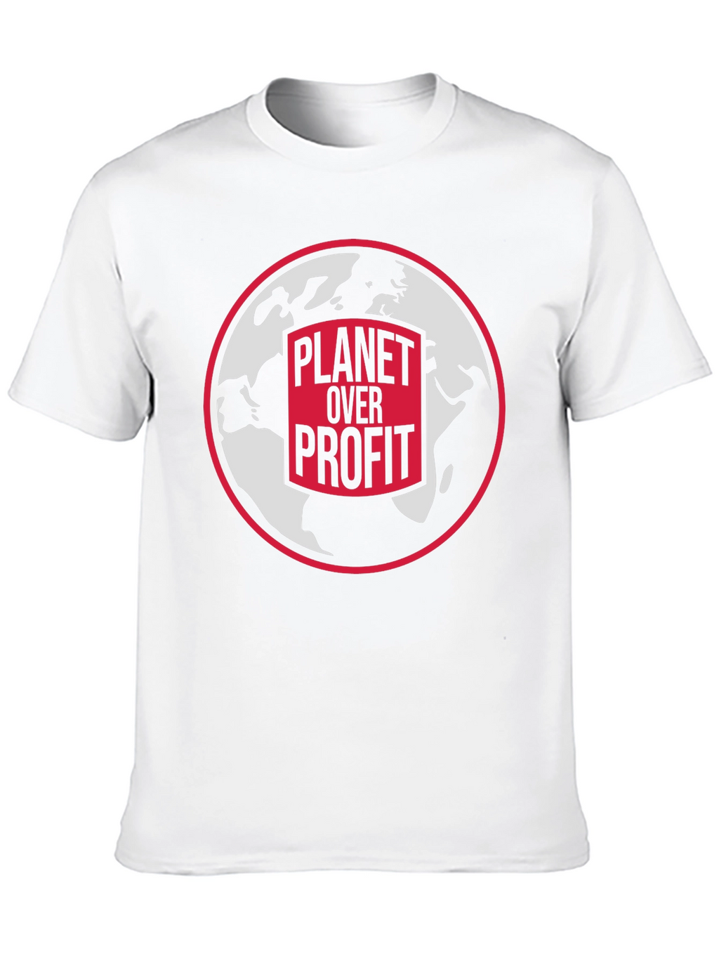 Planet Over Profit Graphic Tee - Earth Activist T-Shirt