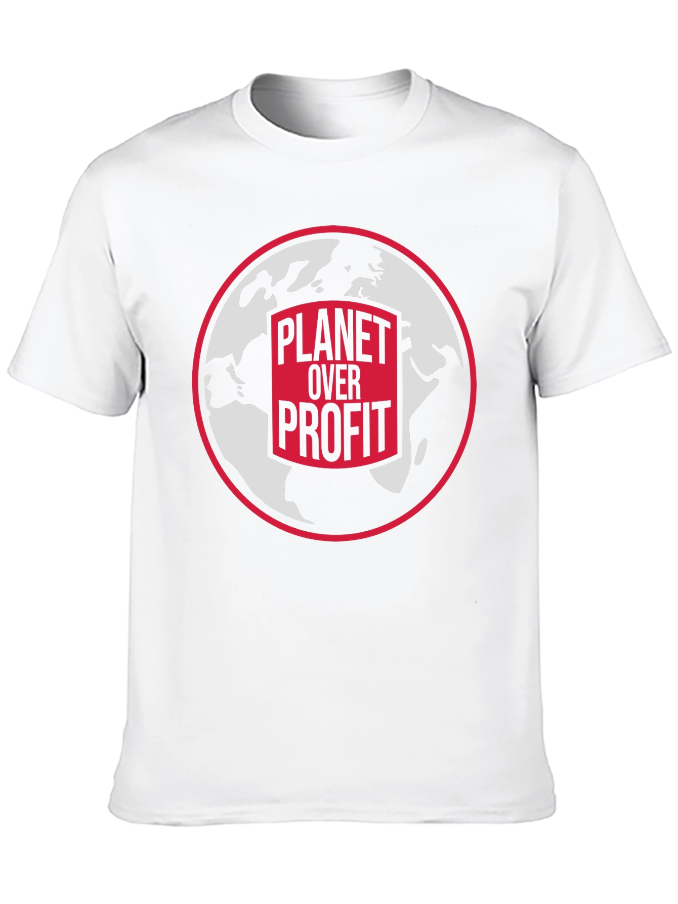 Planet Over Profit Graphic Tee - Earth Activist T-Shirt