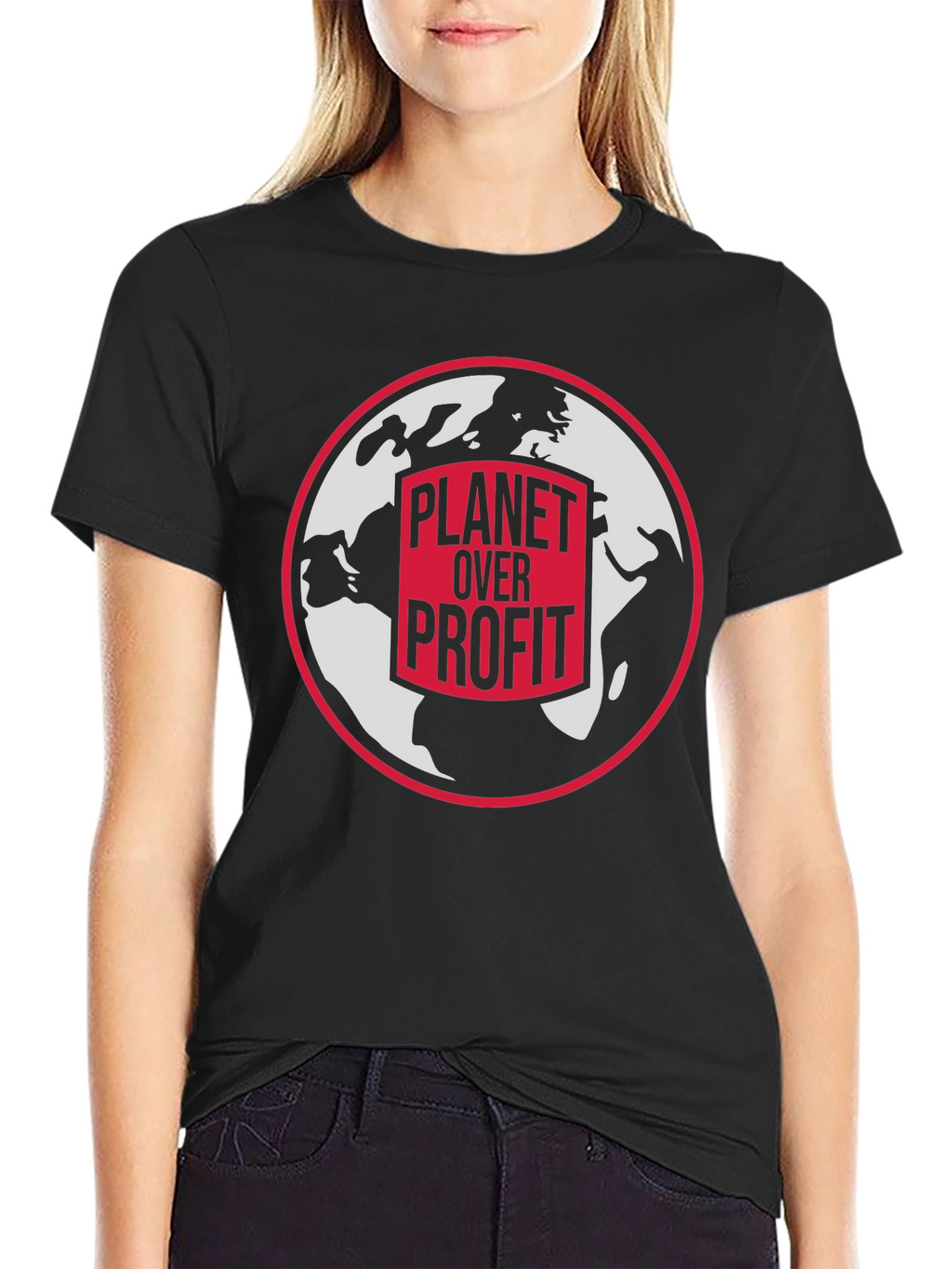 Planet Over Profit Graphic Tee - Earth Activist T-Shirt