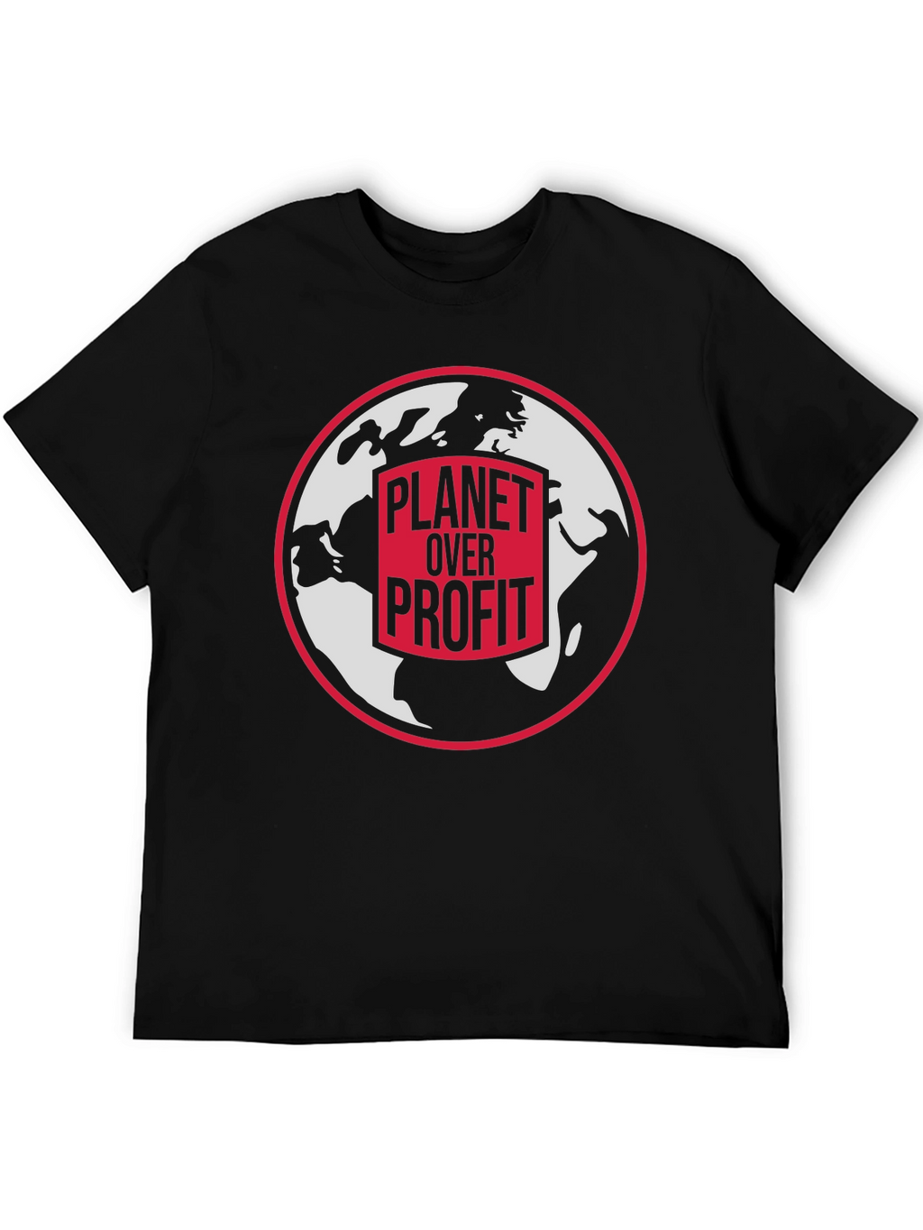 Planet Over Profit Graphic Tee - Earth Activist T-Shirt