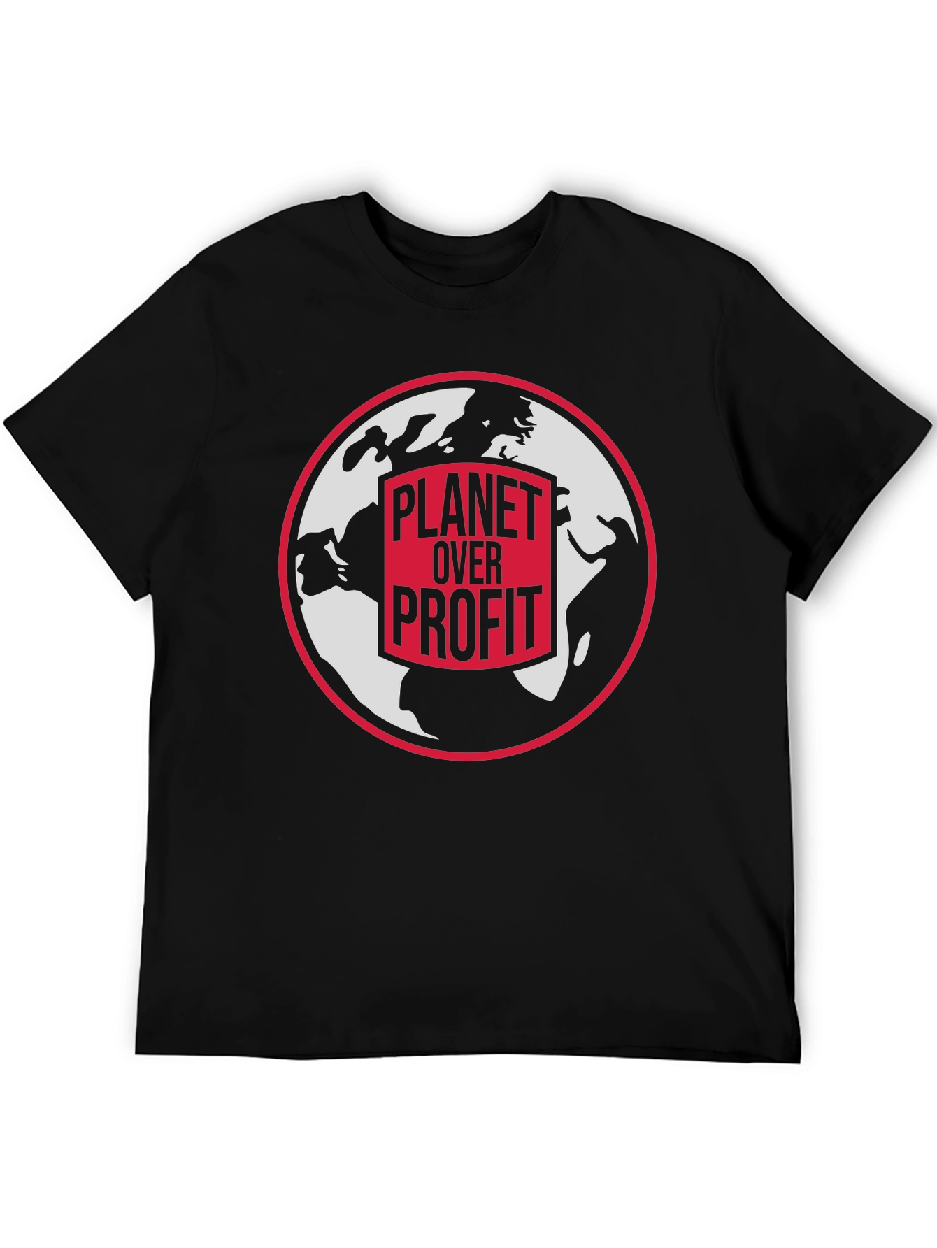 Planet Over Profit Graphic Tee - Earth Activist T-Shirt