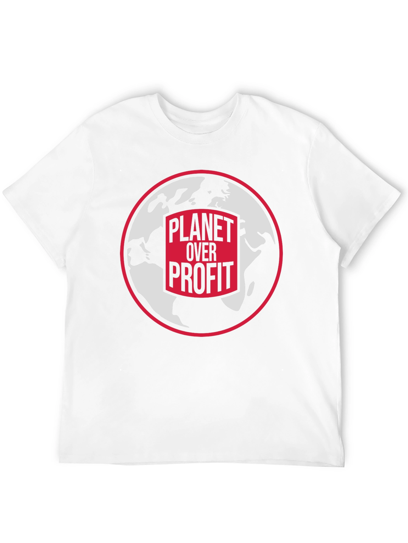 Planet Over Profit Graphic Tee - Earth Activist T-Shirt