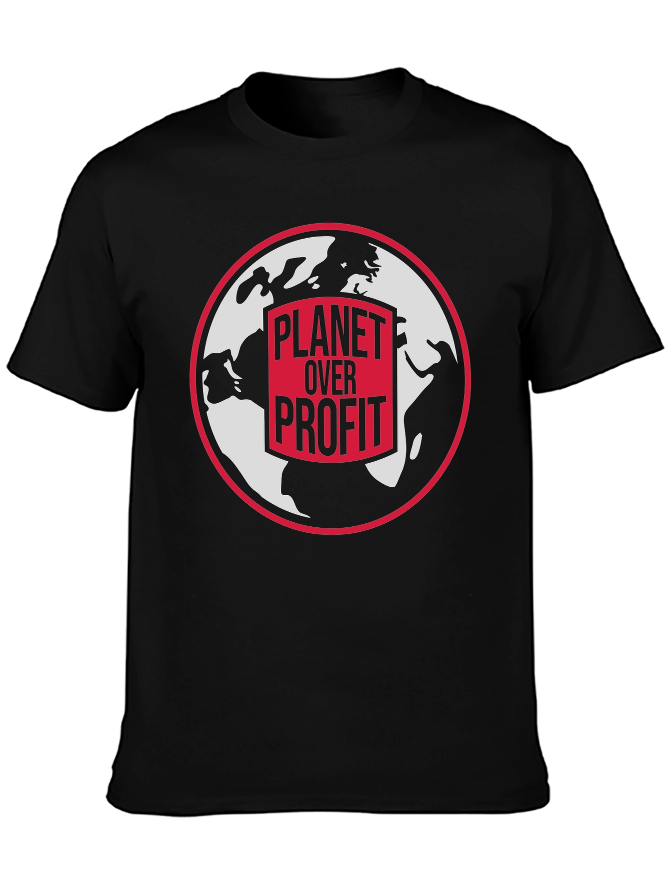 Planet Over Profit Graphic Tee - Earth Activist T-Shirt