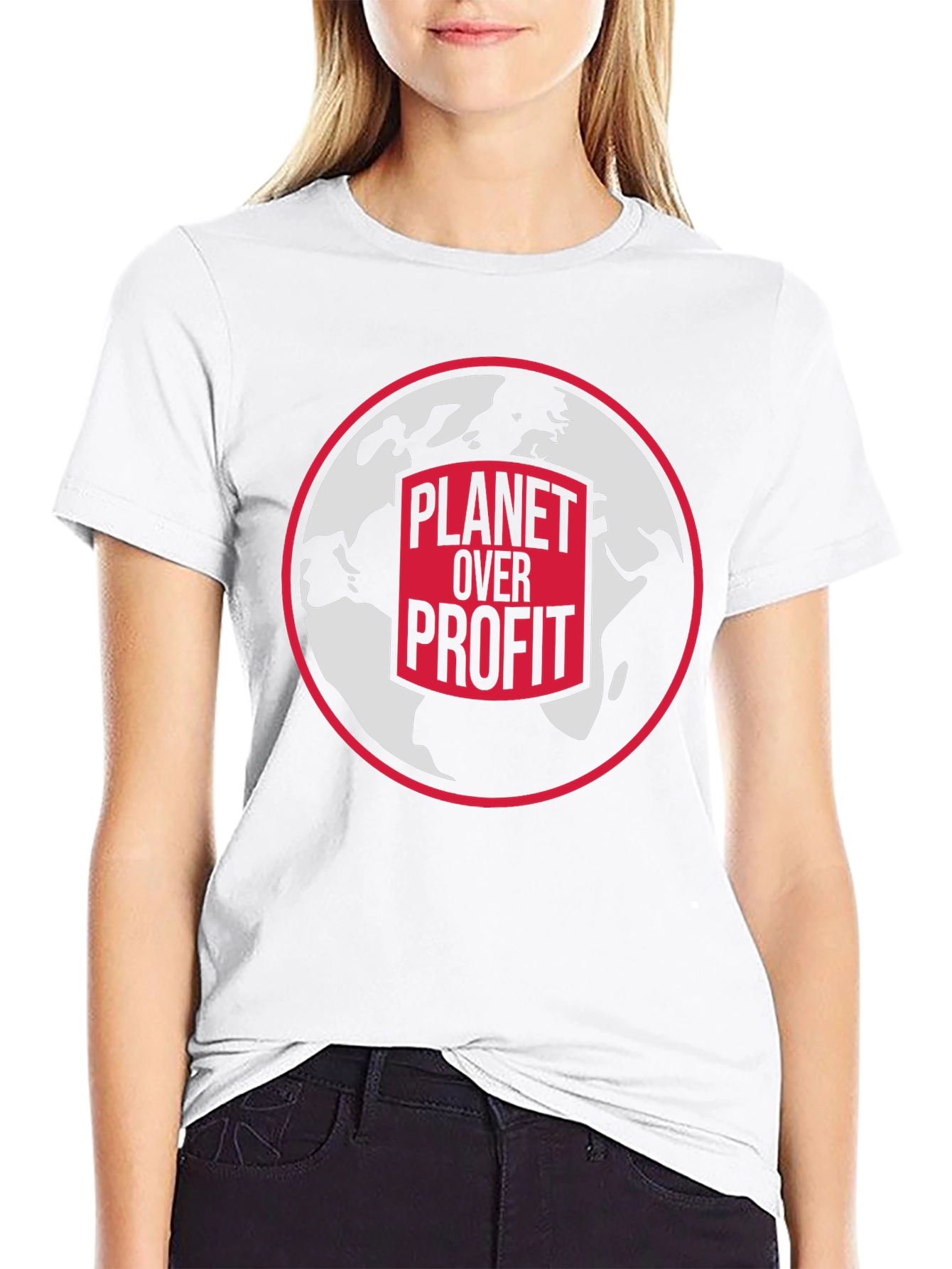 Planet Over Profit Graphic Tee - Earth Activist T-Shirt