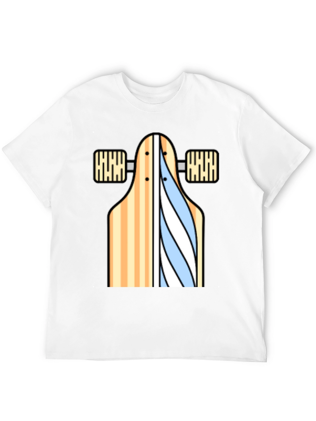 Skateboard Graphic T-Shirt - Casual Style