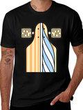 Skateboard Graphic T-Shirt - Casual Style