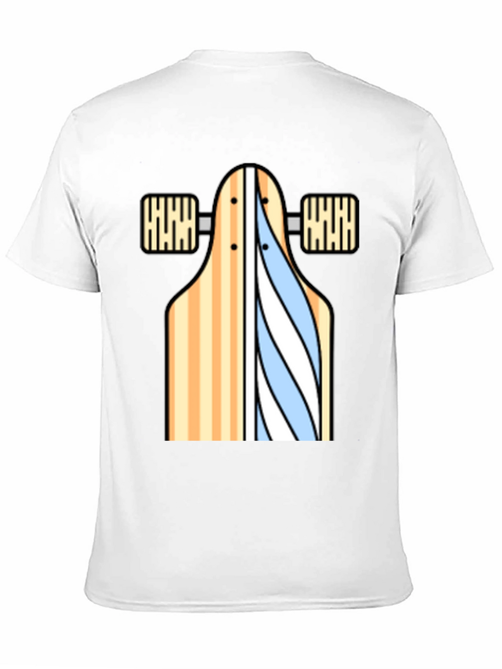 Skateboard Graphic T-Shirt - Casual Style