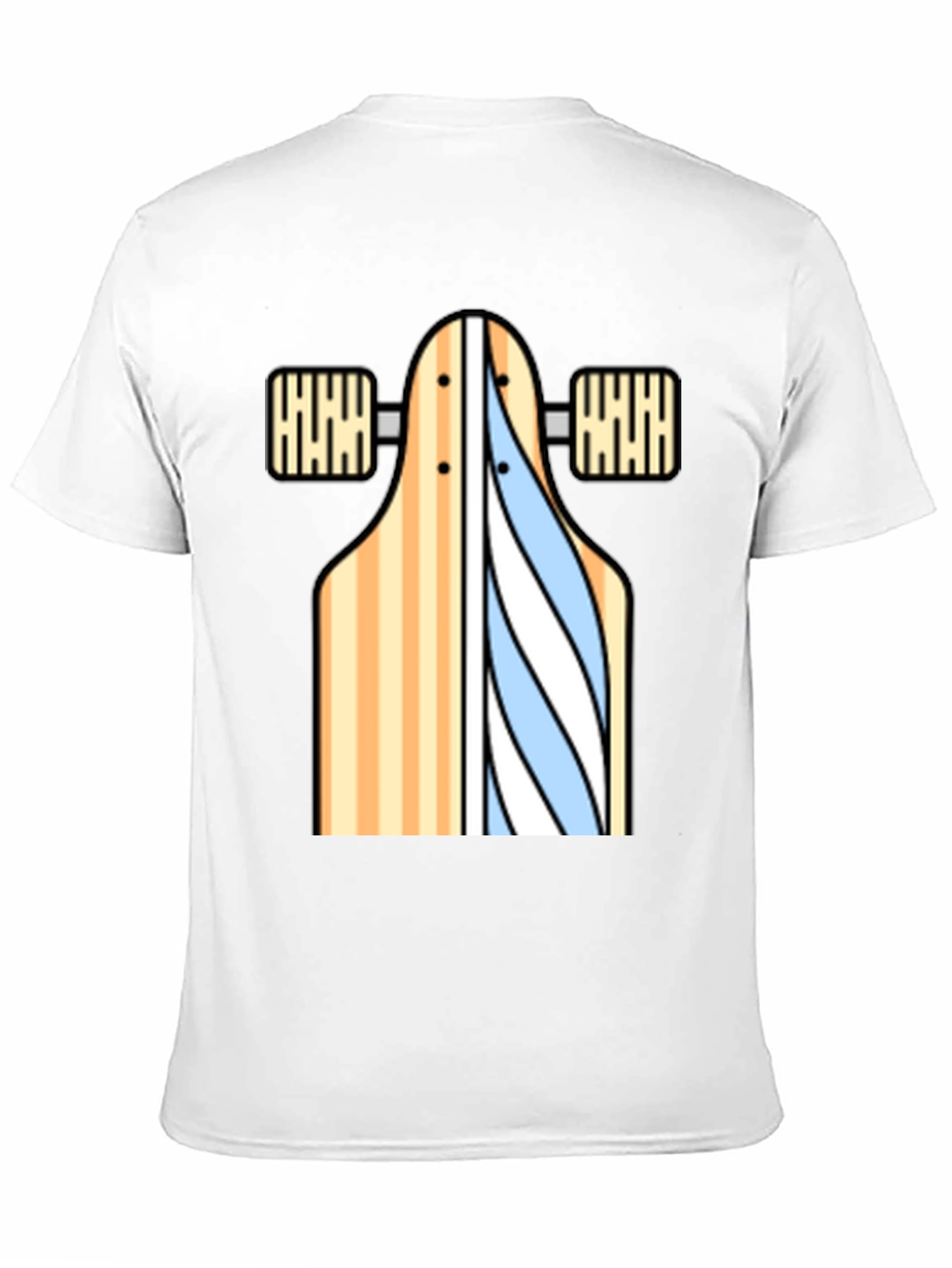 Skateboard Graphic T-Shirt - Casual Style