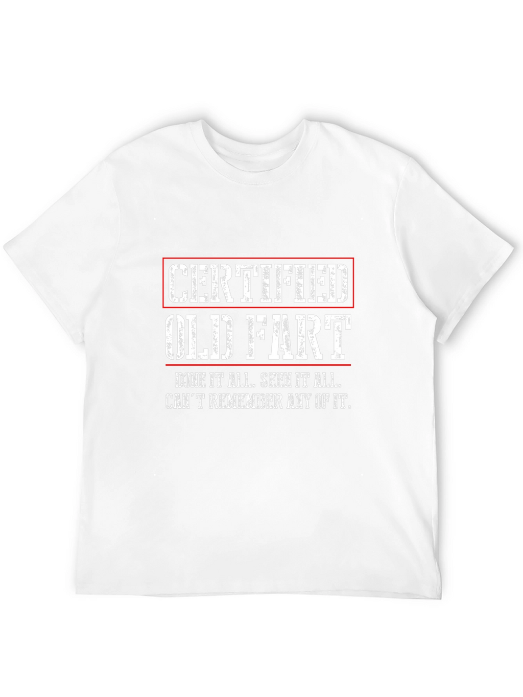 Certified Old Fart Graphic T-Shirt