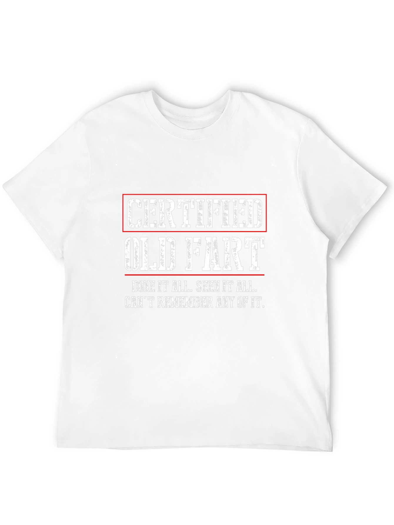 Certified Old Fart Graphic T-Shirt