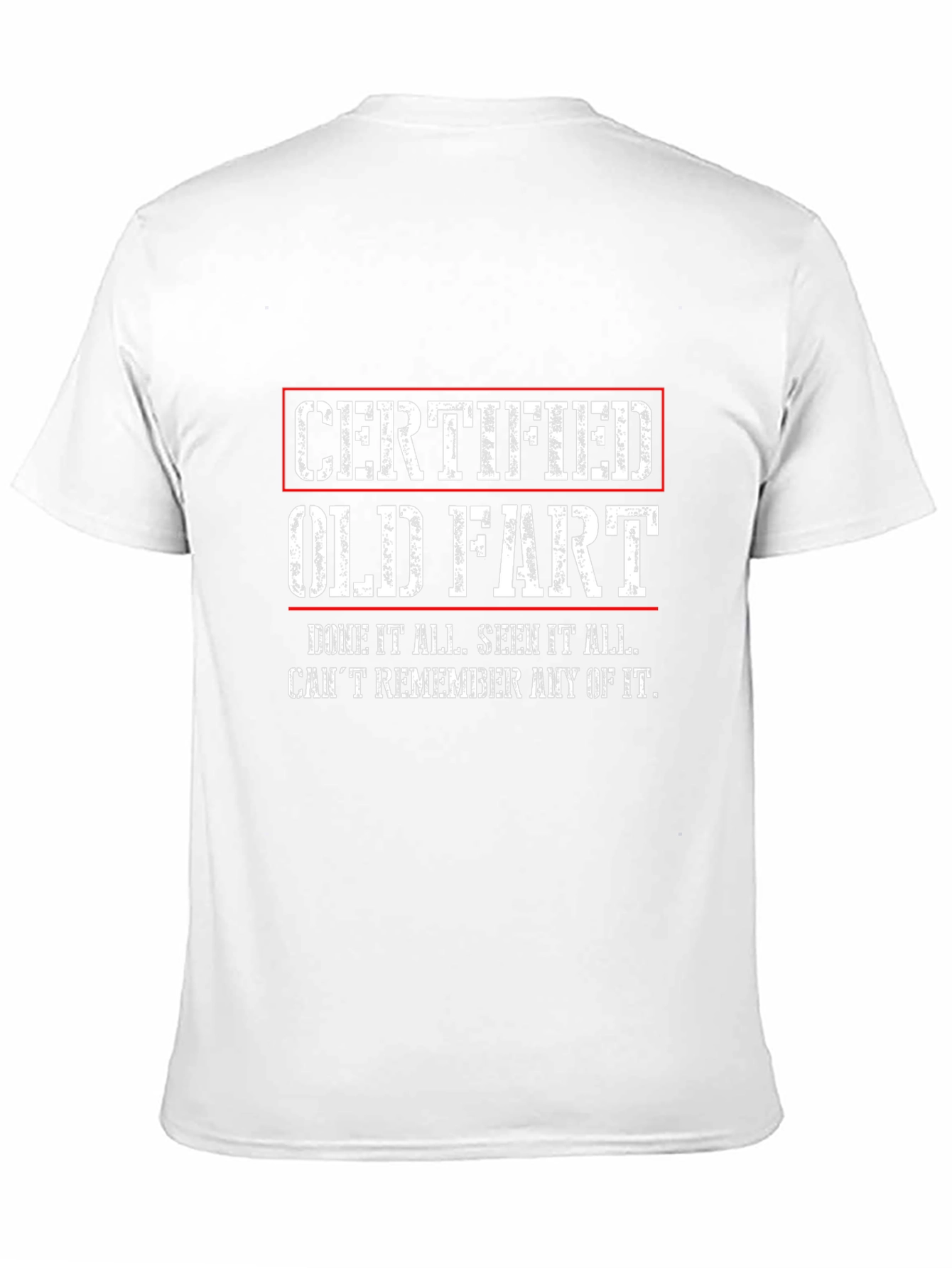 Certified Old Fart Graphic T-Shirt