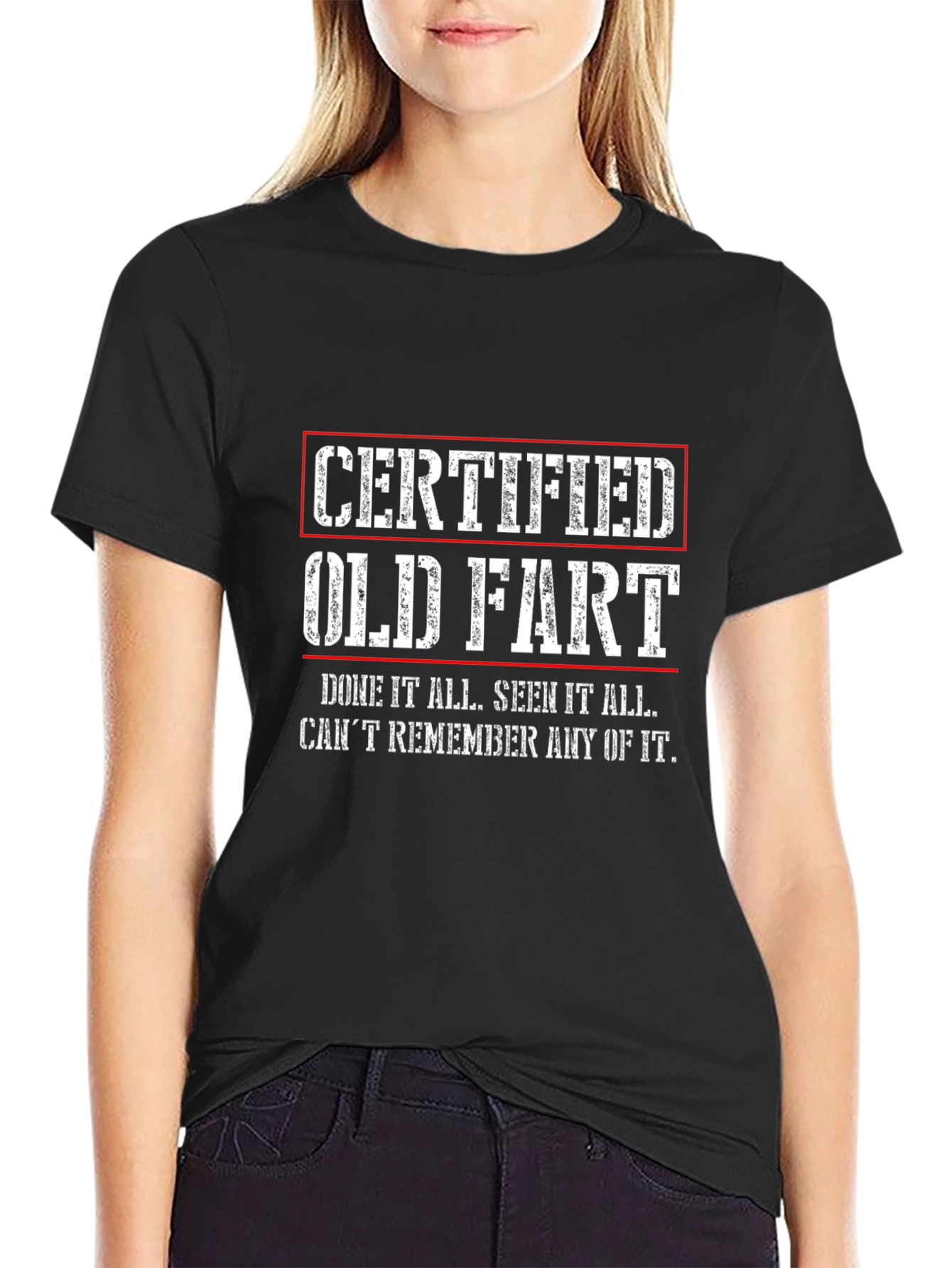 Certified Old Fart Graphic T-Shirt