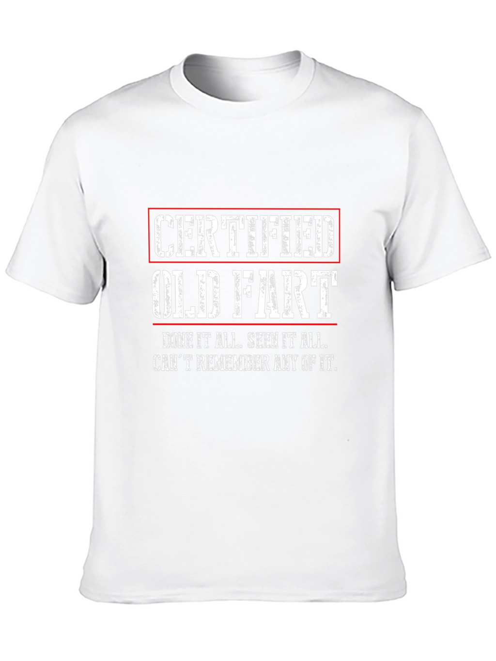 Certified Old Fart Graphic T-Shirt