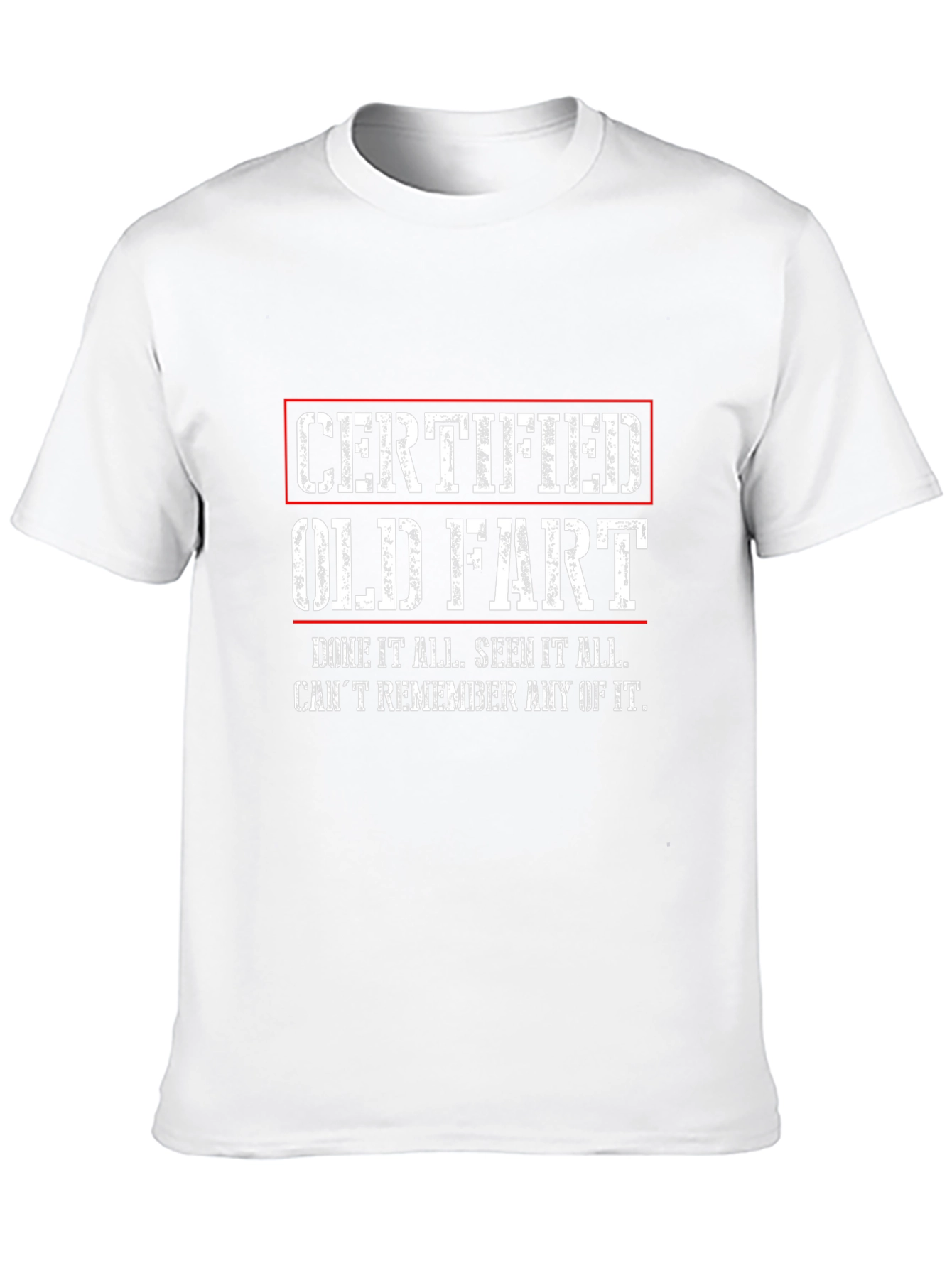 Certified Old Fart Graphic T-Shirt