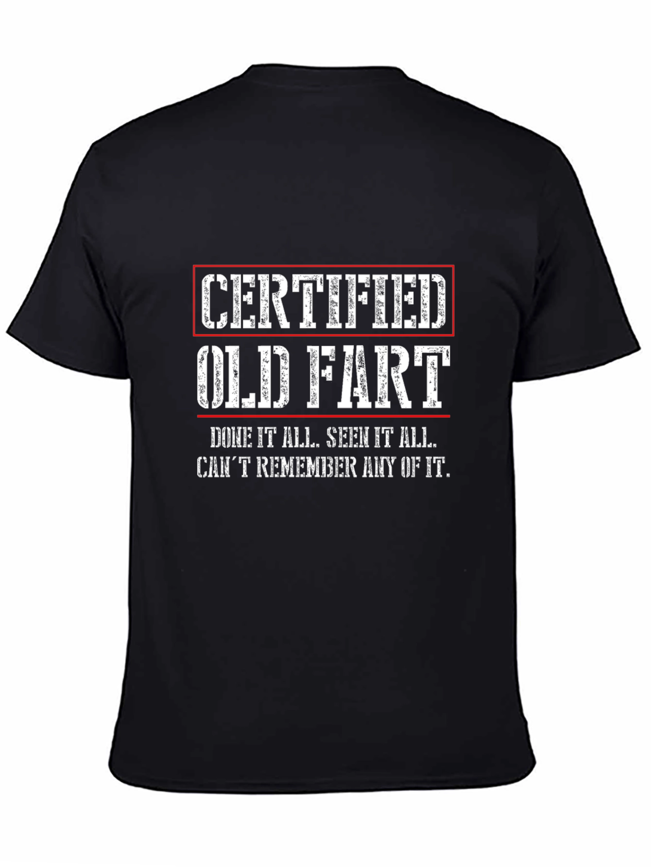 Certified Old Fart Graphic T-Shirt