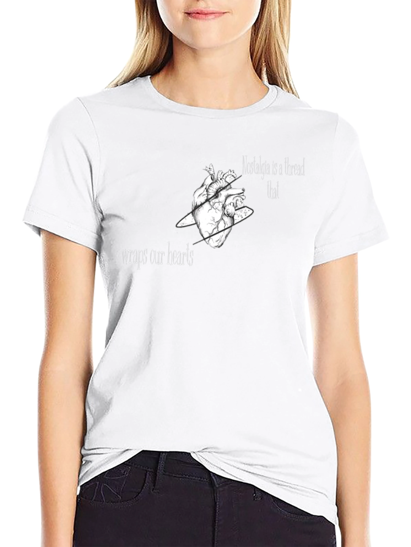 Anatomical Heart T-Shirt - Nostalgia Design