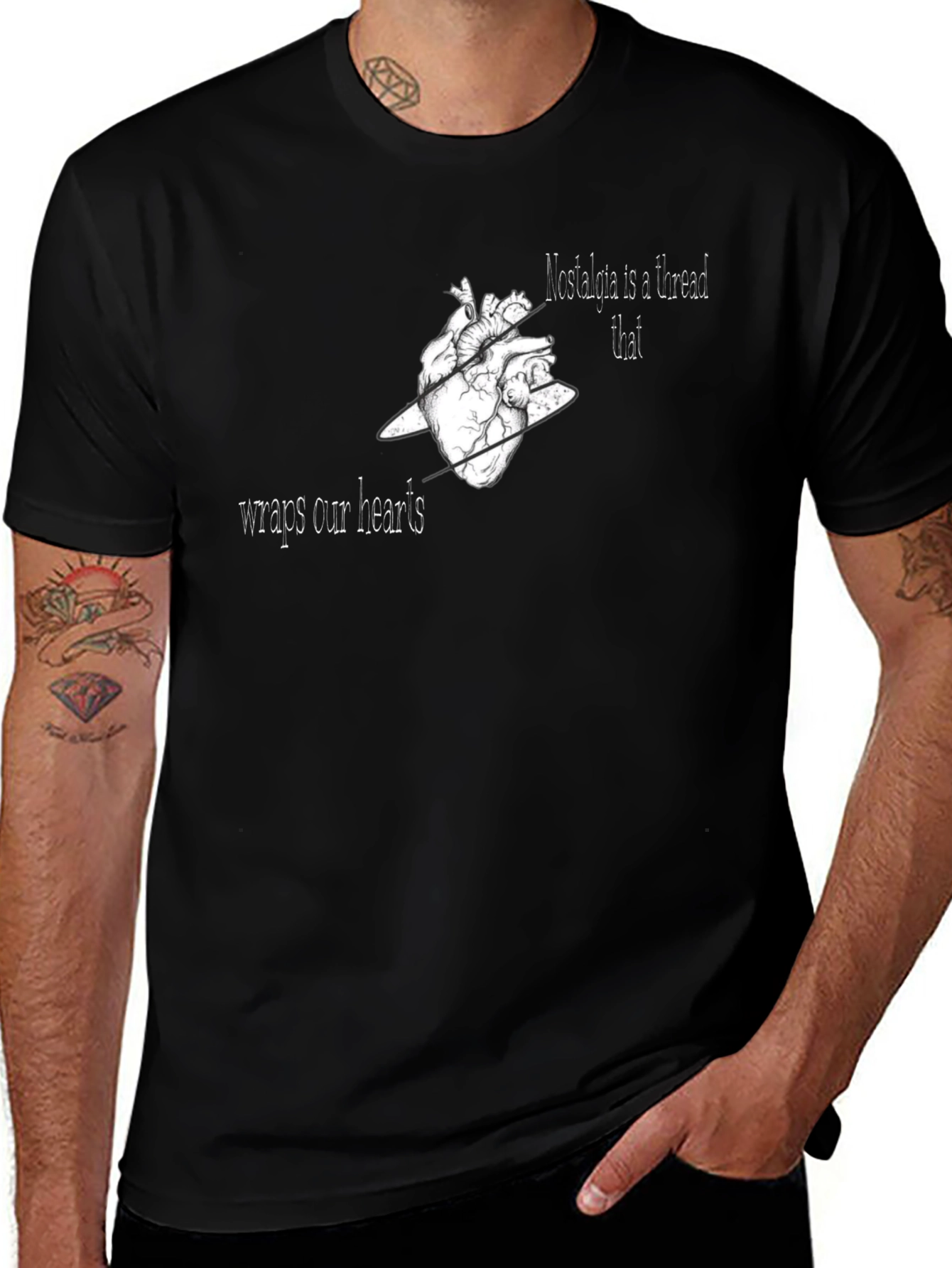 Anatomical Heart T-Shirt - Nostalgia Design
